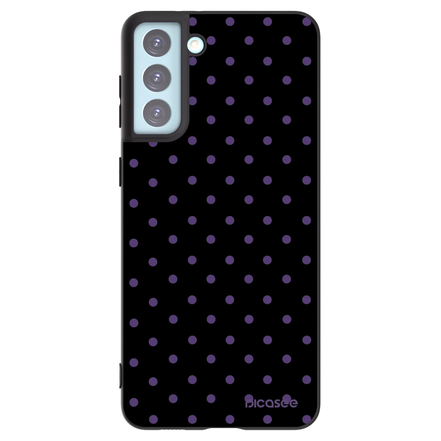 Picasee silikónový čierny obal pre Samsung Galaxy S21+ 5G G996F - Flickers