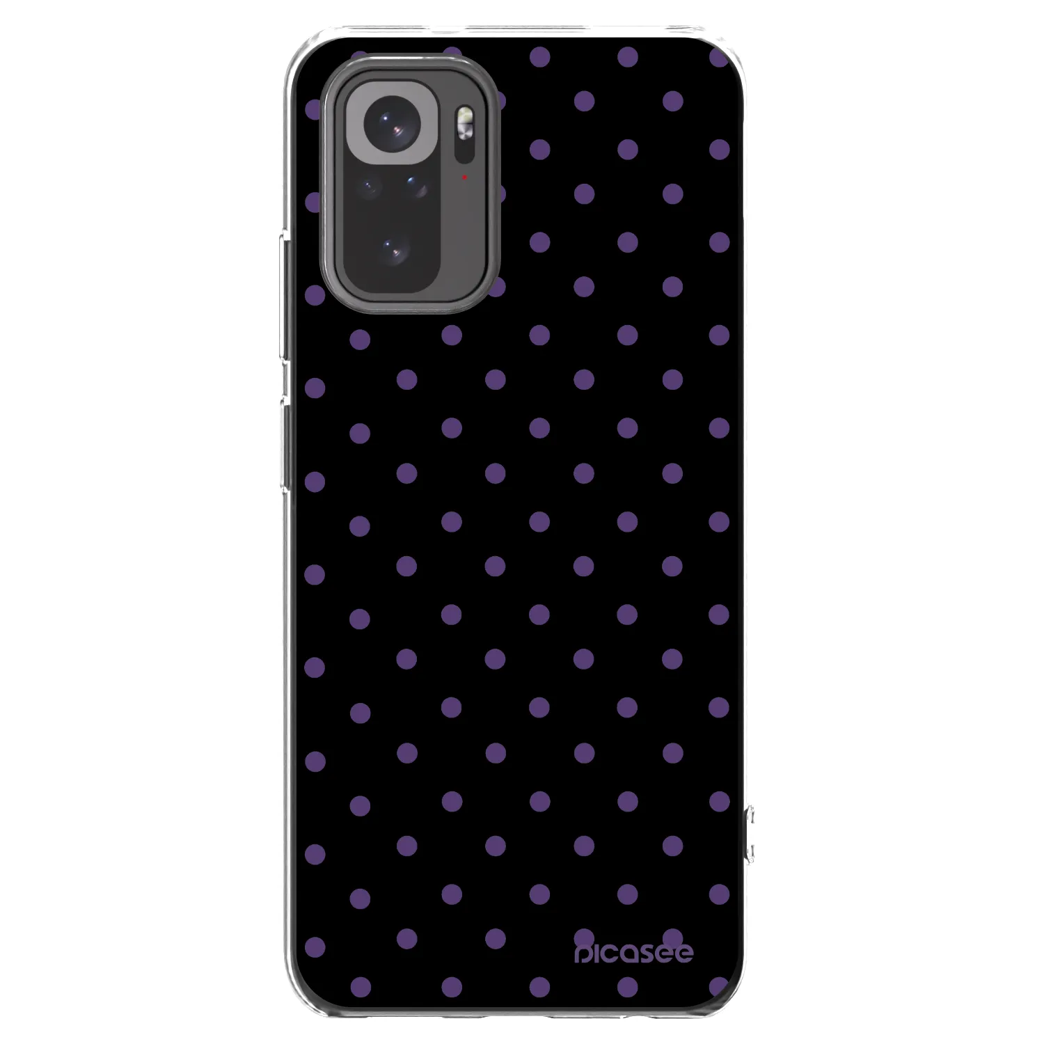 Picasee silikónový prehľadný obal pre Xiaomi Redmi Note 10 - Flickers