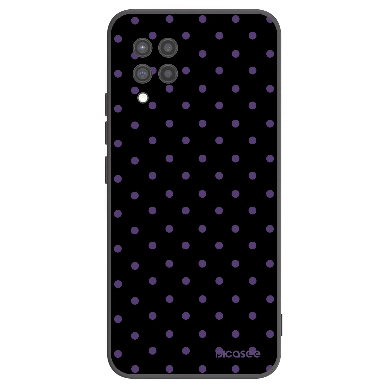 Picasee silikónový čierny obal pre Samsung Galaxy A42 A426B - Flickers