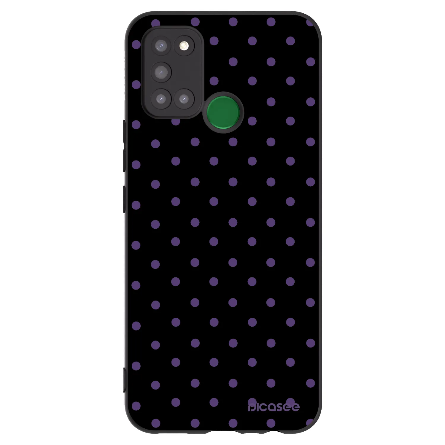 Picasee silikónový čierny obal pre Realme 7i - Flickers