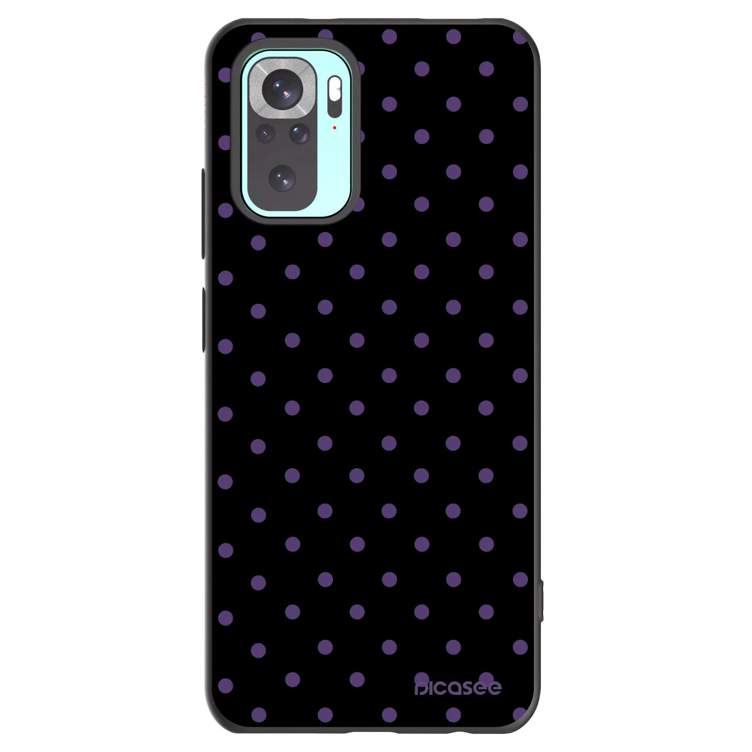 Picasee silikónový čierny obal pre Xiaomi Redmi Note 10 Pro - Flickers