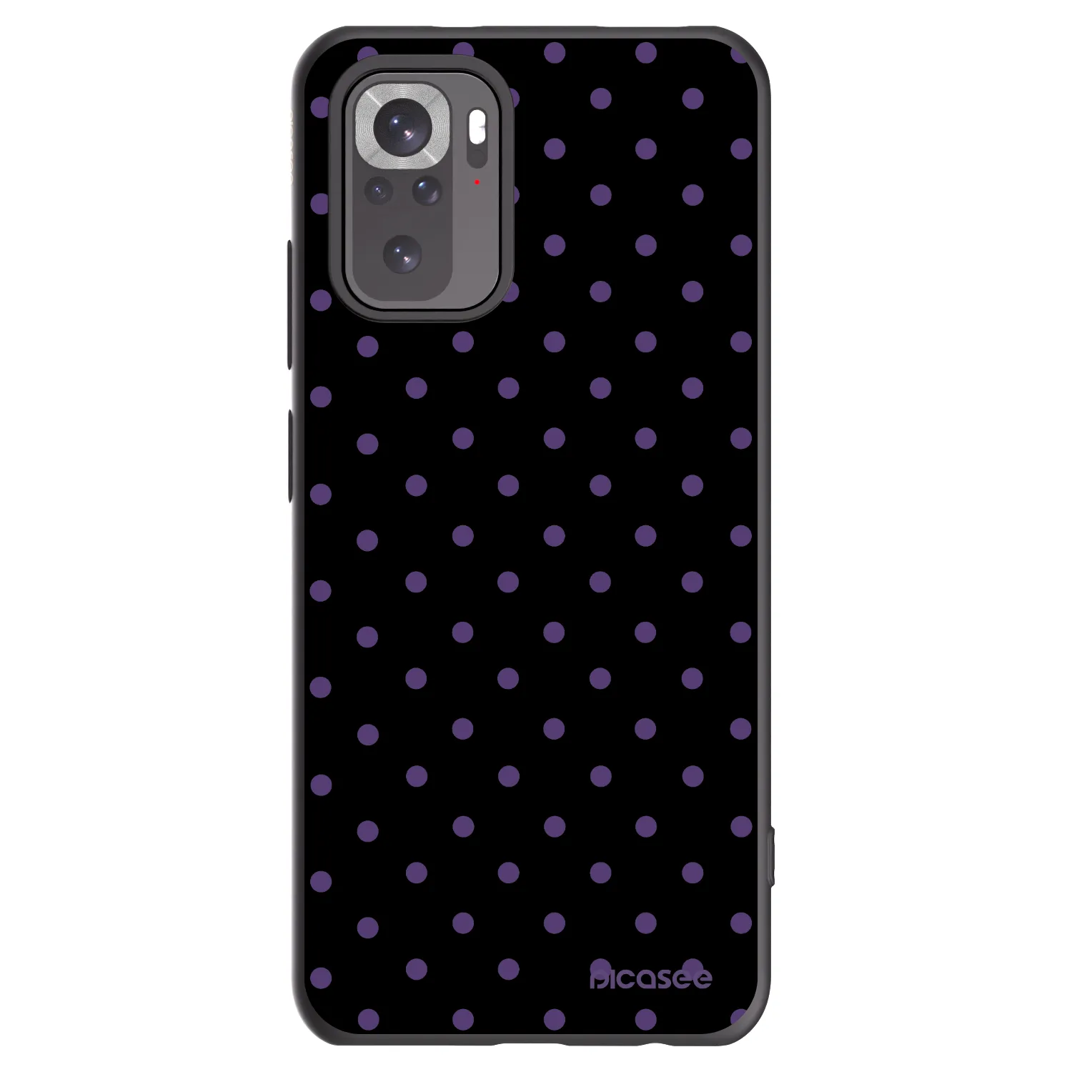Picasee silikónový čierny obal pre Xiaomi Redmi Note 10S - Flickers