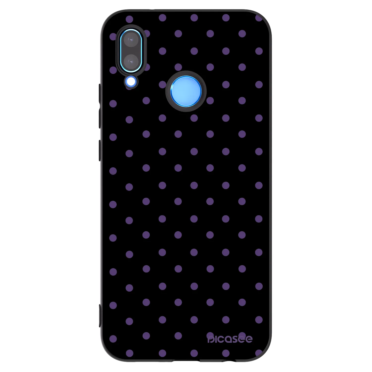 Picasee silikónový čierny obal pre Huawei P20 Lite - Flickers