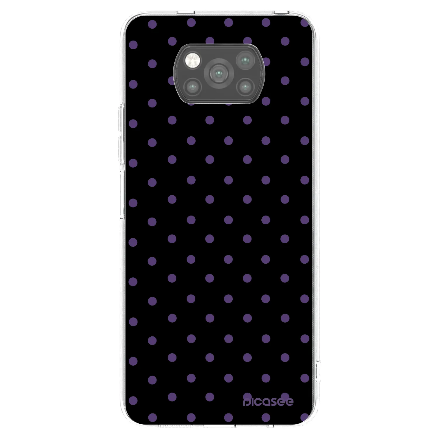 Picasee silikónový čierny obal pre Xiaomi Poco X3 Pro - Flickers