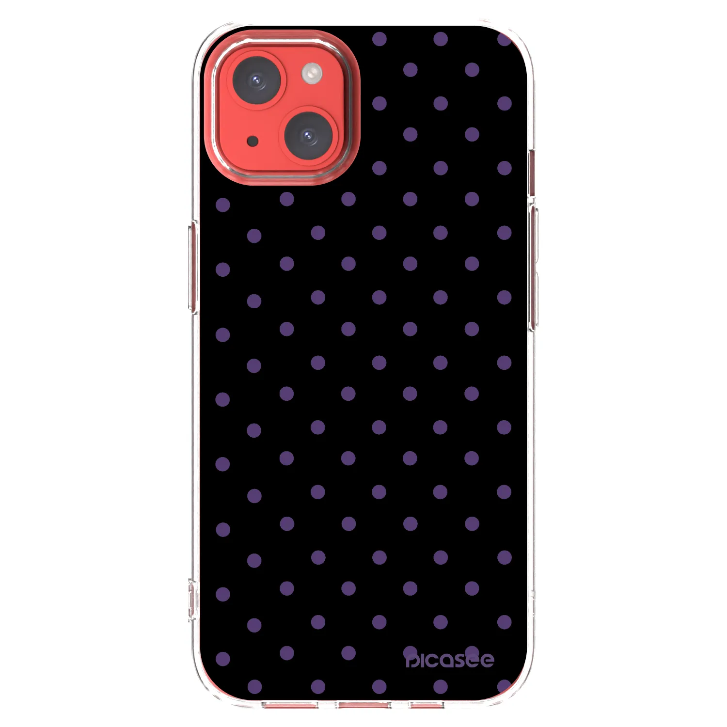 Picasee silikónový prehľadný obal pre Apple iPhone 13 - Flickers