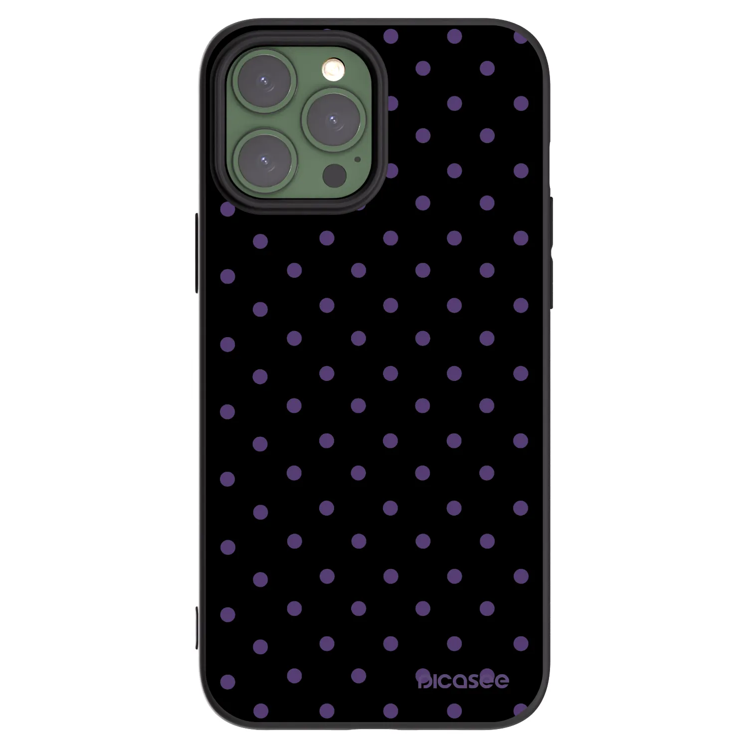 Picasee silikónový čierny obal pre Apple iPhone 13 Pro Max - Flickers
