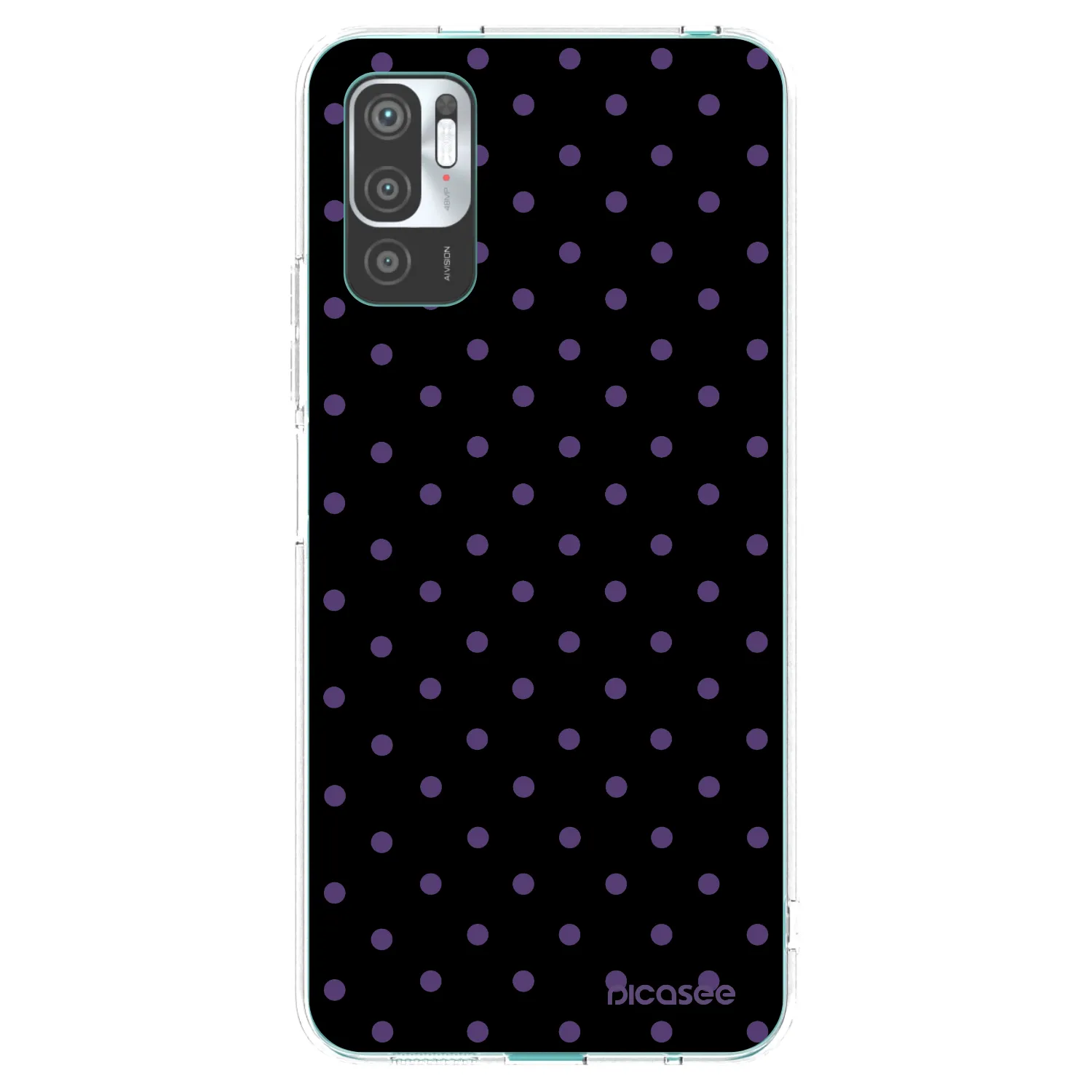 Picasee silikónový prehľadný obal pre Xiaomi Redmi Note 10 5G - Flickers