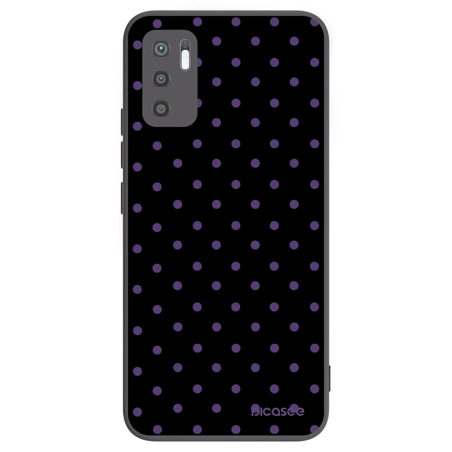 Picasee silikónový čierny obal pre Xiaomi Redmi Note 10 5G - Flickers