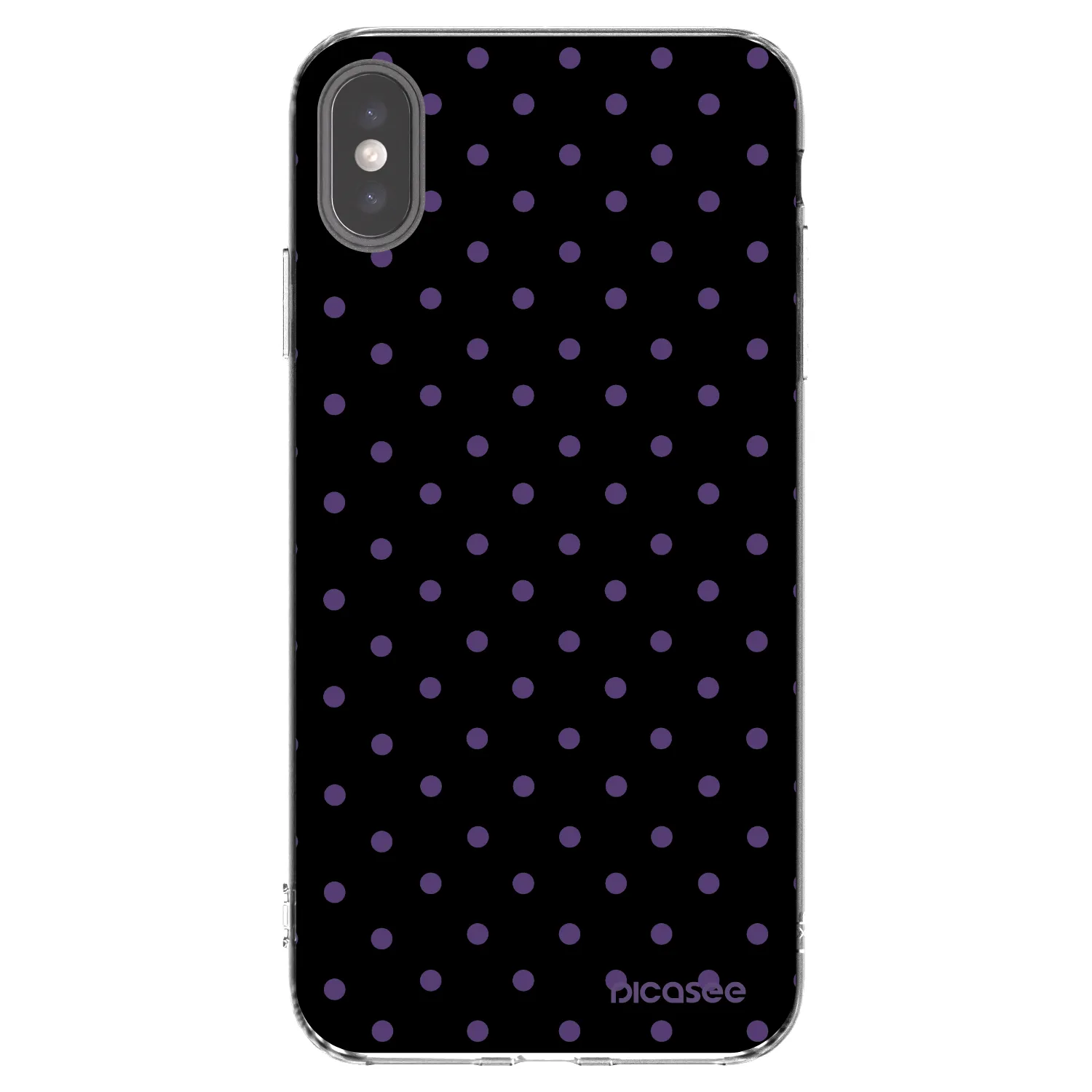 Picasee silikónový prehľadný obal pre Apple iPhone XS Max - Flickers