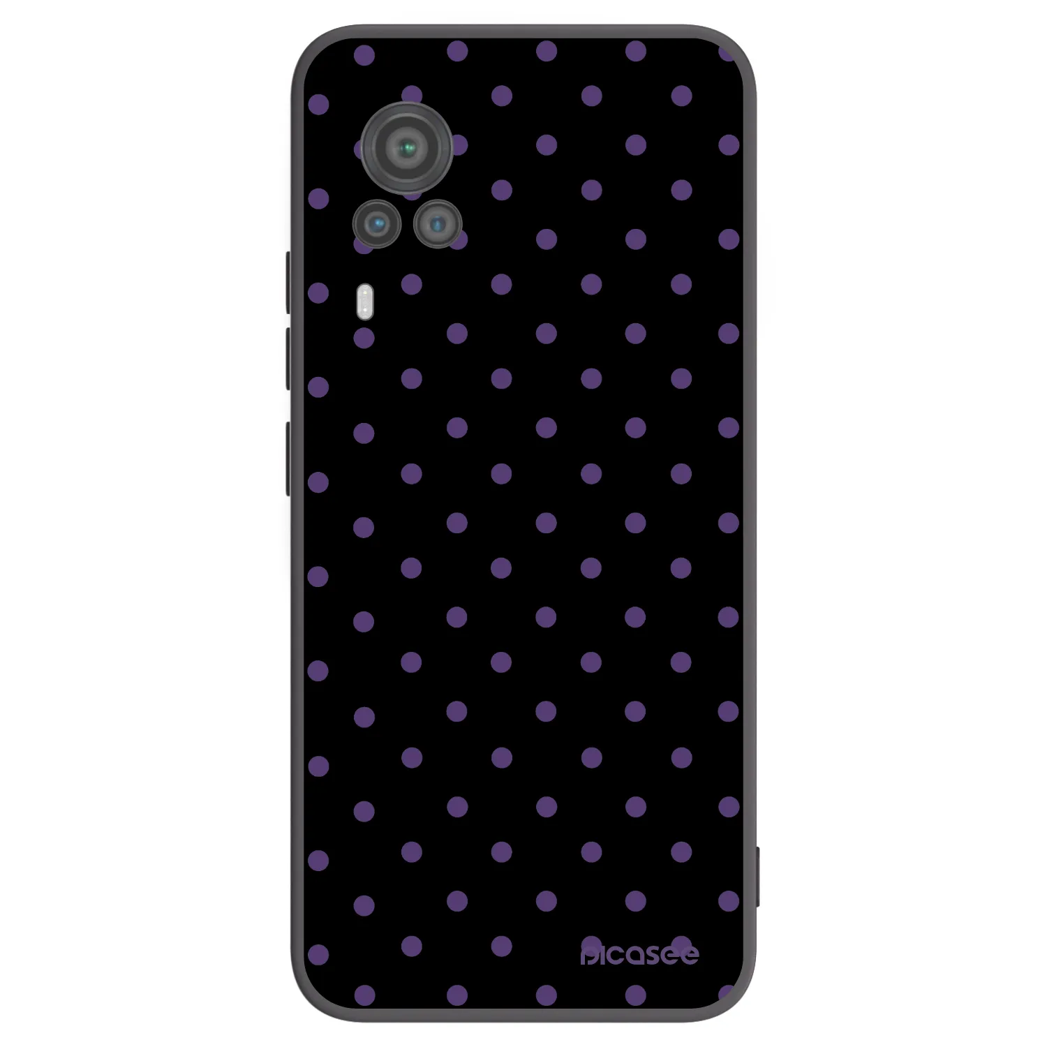 Picasee silikónový čierny obal pre Vivo X60 Pro 5G - Flickers