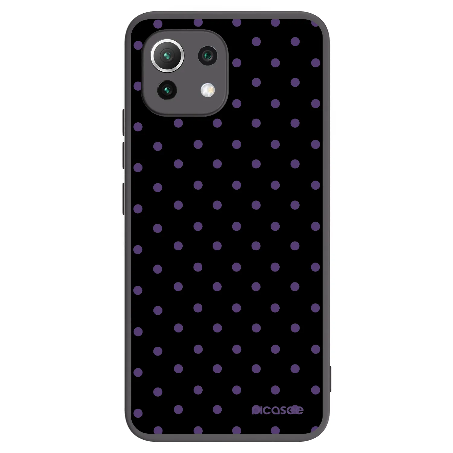 Picasee silikónový čierny obal pre Xiaomi 11 Lite 5G NE - Flickers