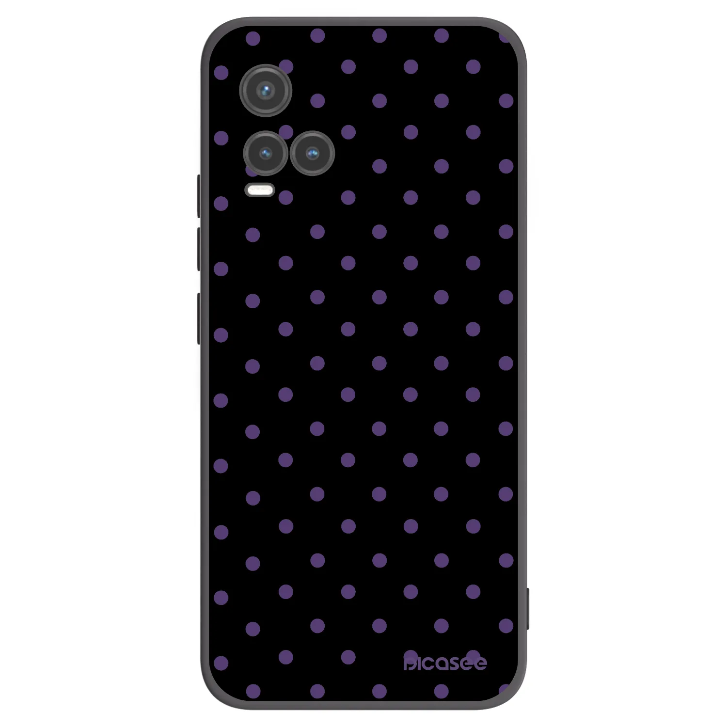 Picasee silikónový čierny obal pre Vivo Y33s - Flickers