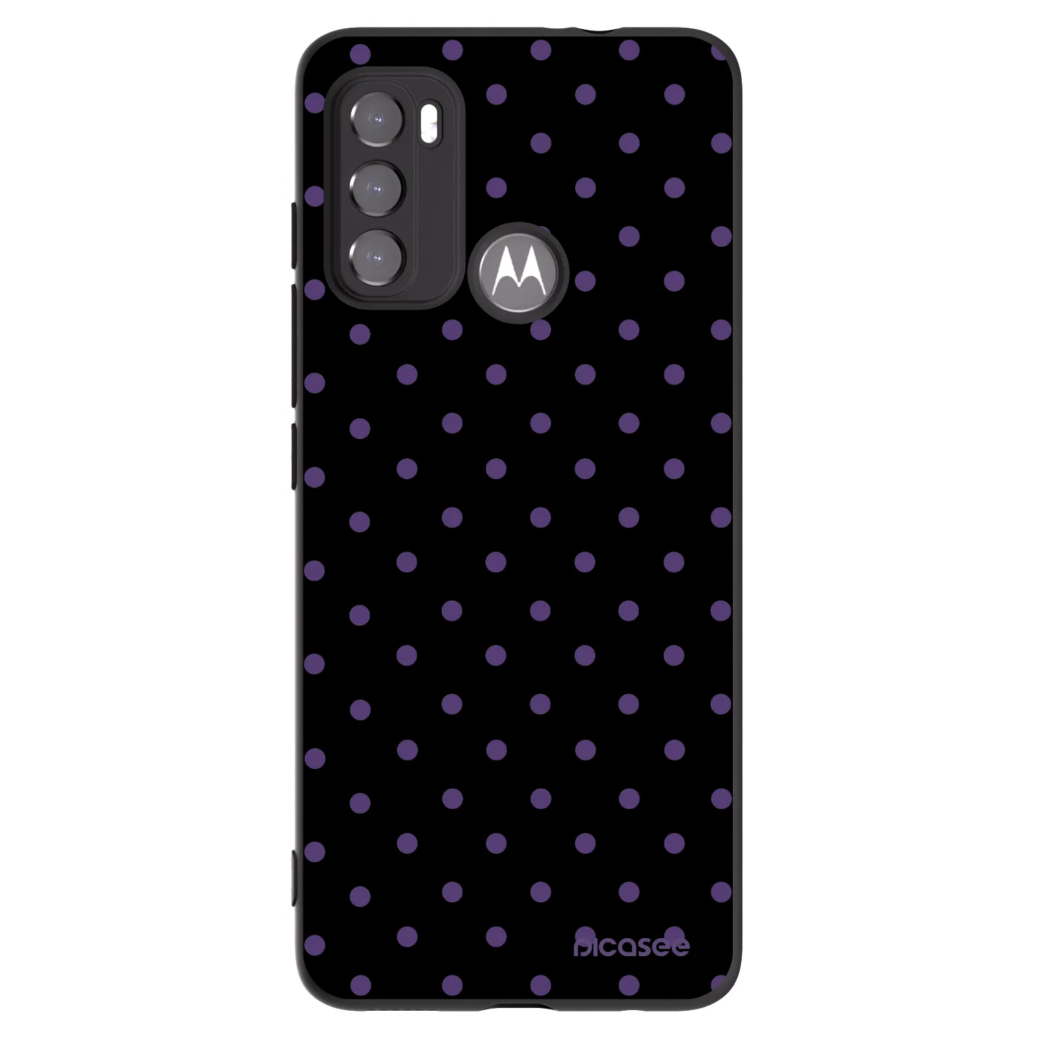 Picasee silikónový čierny obal pre Motorola Moto G60 - Flickers