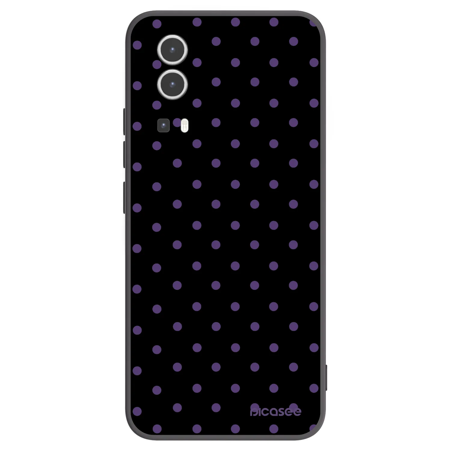 Picasee silikónový čierny obal pre Vivo Y72 5G - Flickers