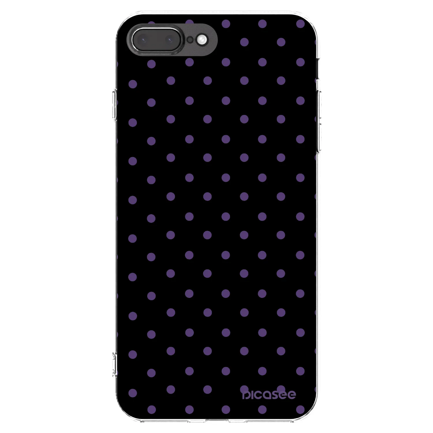 Picasee silikónový prehľadný obal pre Apple iPhone 7 Plus - Flickers