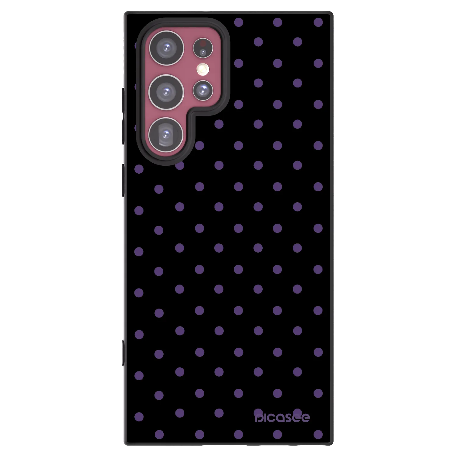 Picasee silikónový čierny obal pre Samsung Galaxy S22 Ultra 5G - Flickers