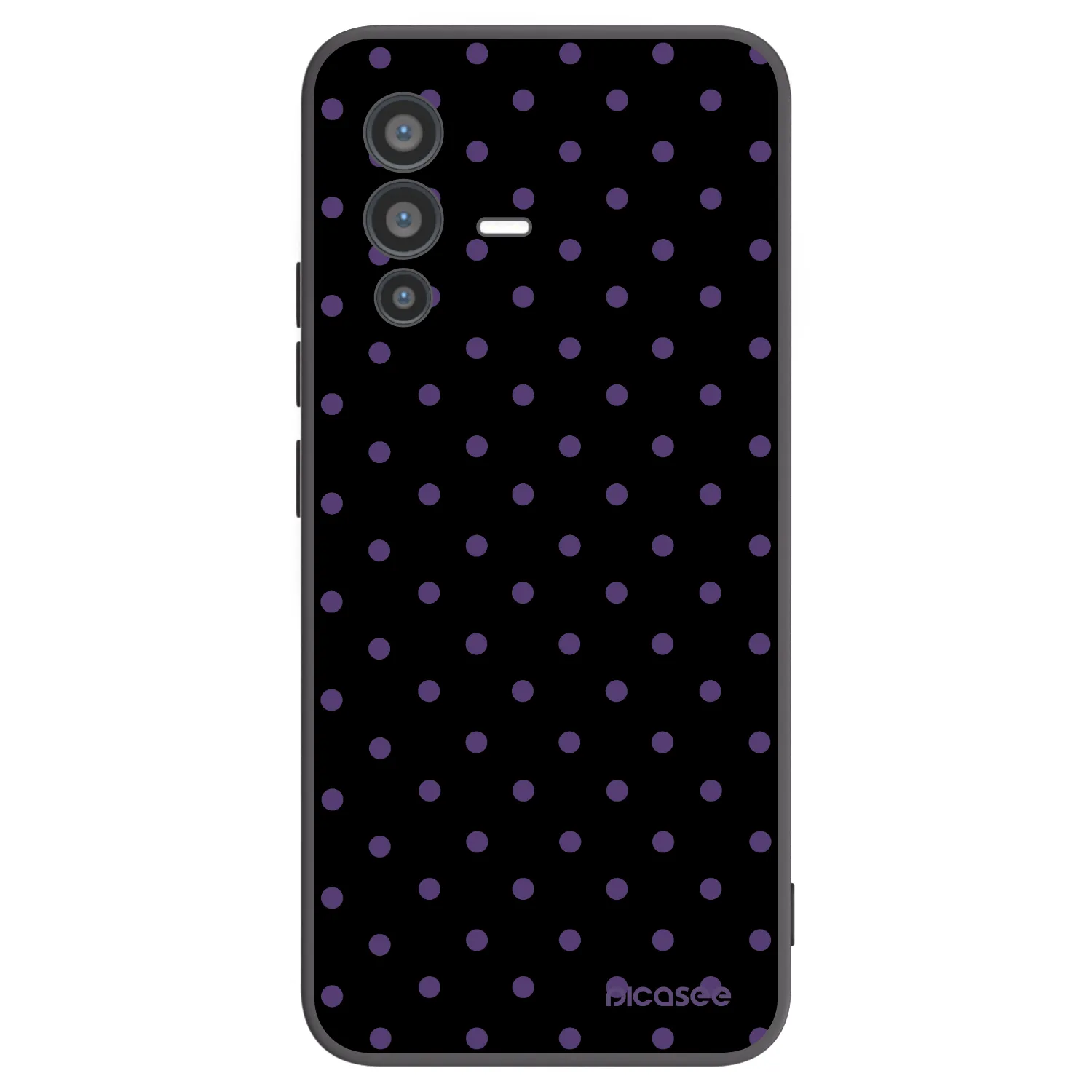 Picasee silikónový čierny obal pre Vivo V23 5G - Flickers