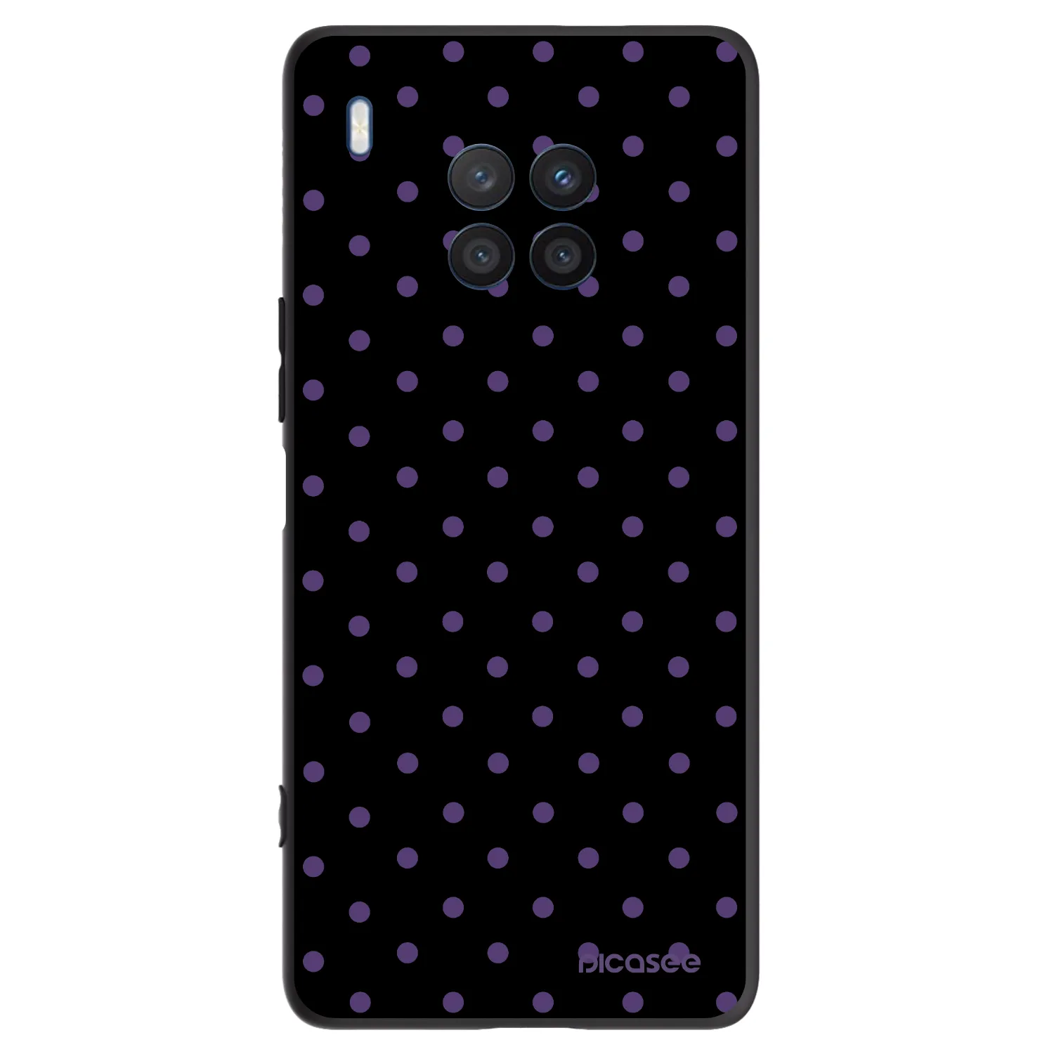 Picasee silikónový čierny obal pre Honor 50 Lite - Flickers
