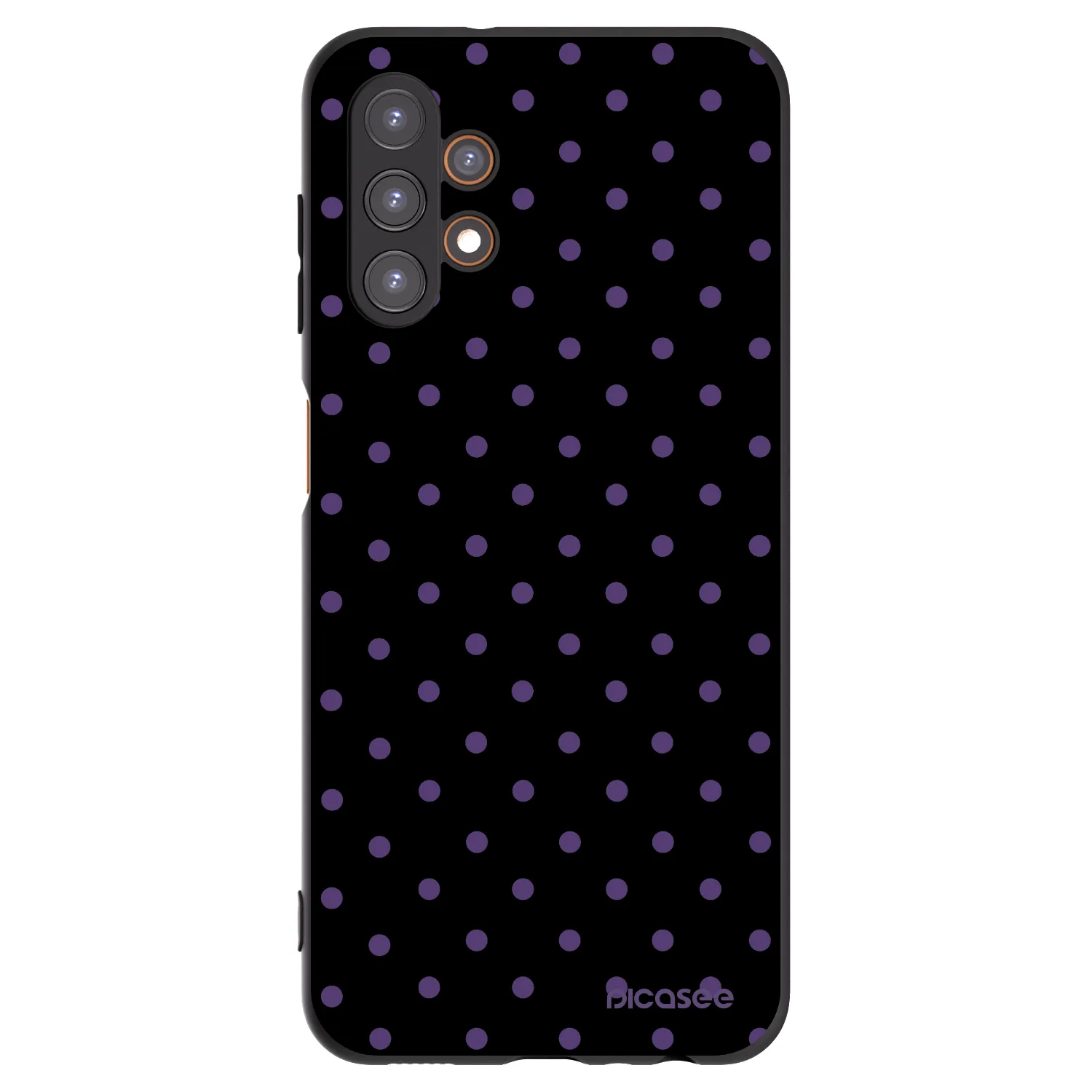 Picasee silikónový čierny obal pre Samsung Galaxy A13 4G A135 - Flickers