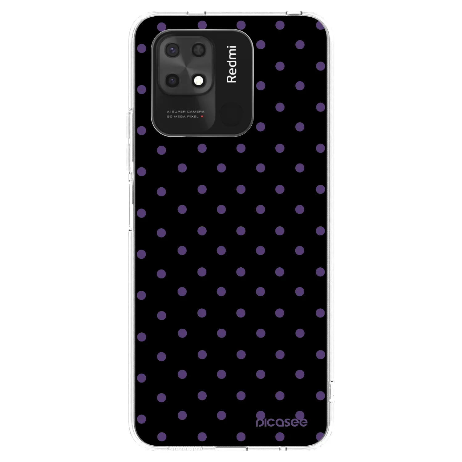 Picasee silikónový prehľadný obal pre Xiaomi Redmi 10C - Flickers