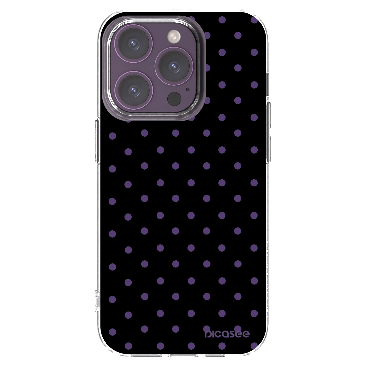 Picasee silikónový prehľadný obal pre Apple iPhone 14 Pro - Flickers
