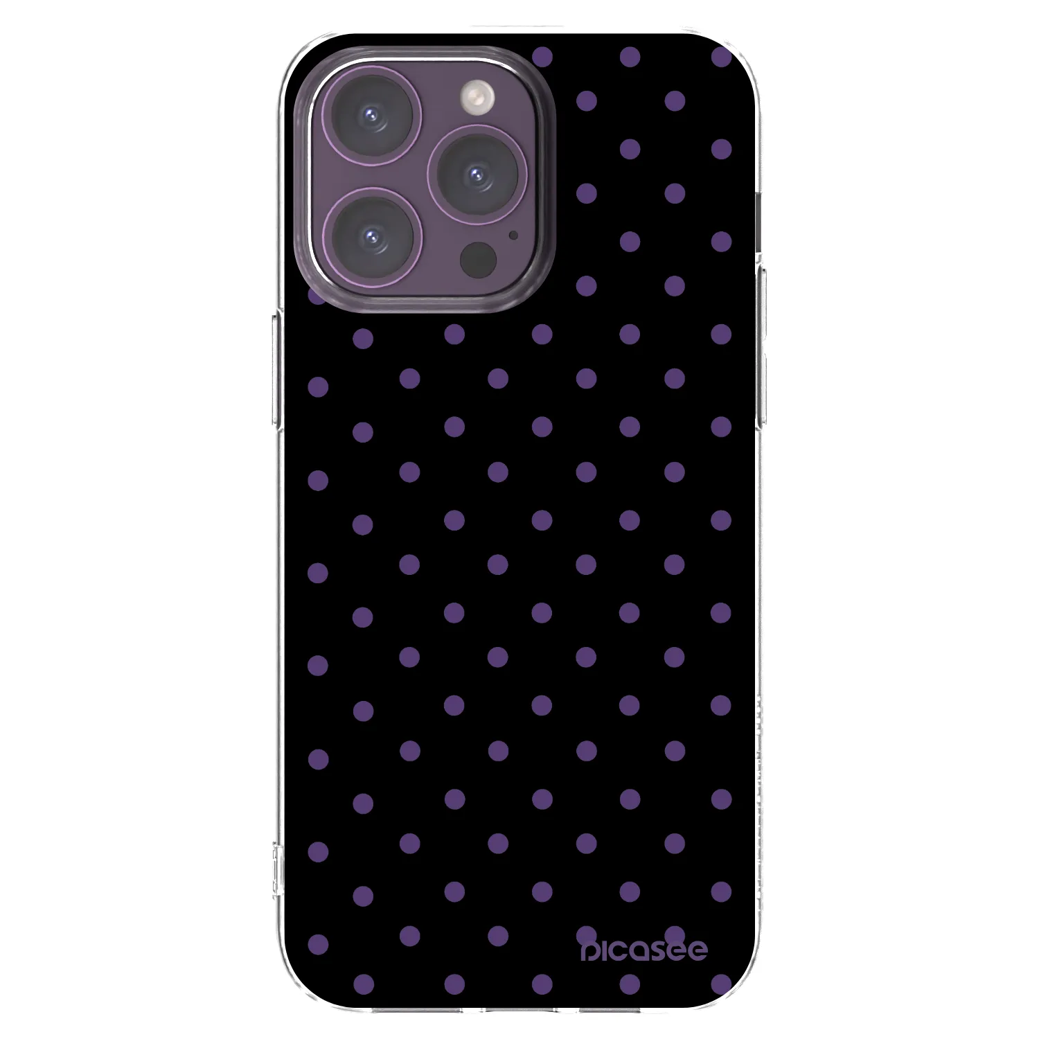 Picasee silikónový prehľadný obal pre Apple iPhone 14 Pro Max - Flickers