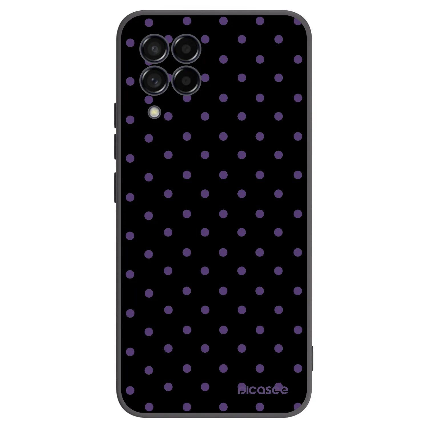 Picasee silikónový čierny obal pre Samsung Galaxy M53 5G - Flickers