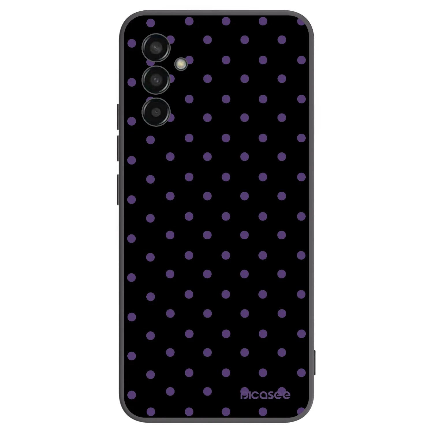 Picasee silikónový čierny obal pre Samsung Galaxy M13 M135F - Flickers