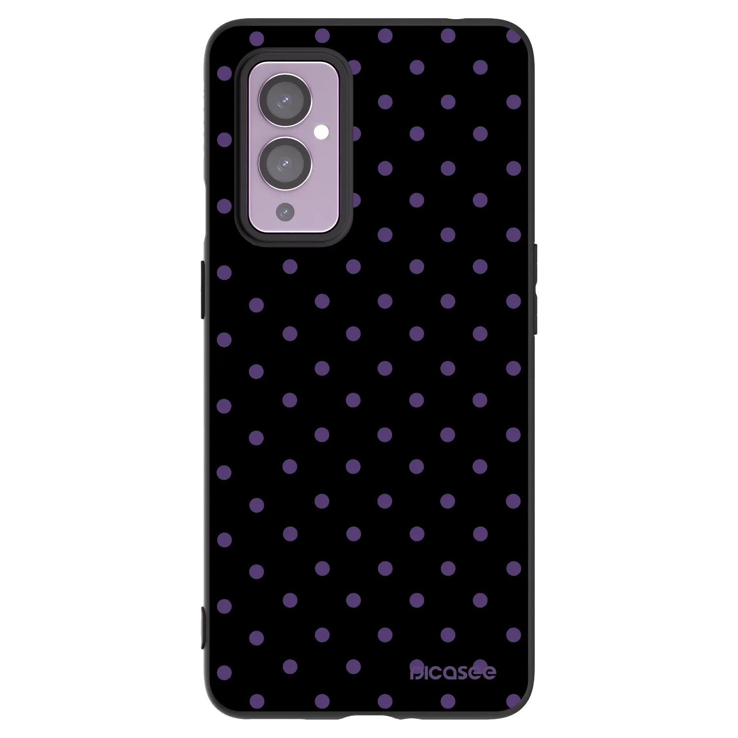 Picasee silikónový čierny obal pre OnePlus 9 - Flickers