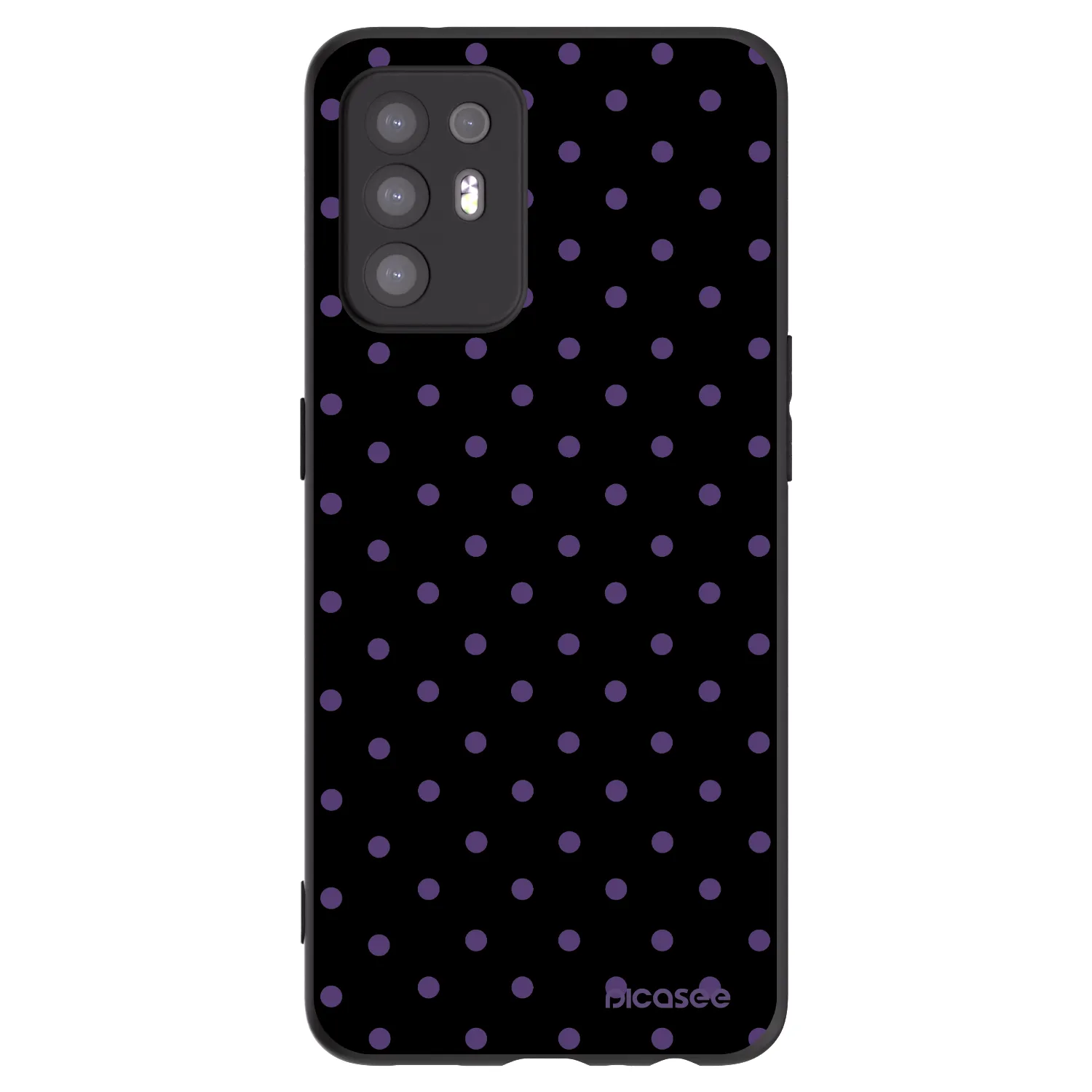 Picasee silikónový čierny obal pre OPPO A94 5G - Flickers