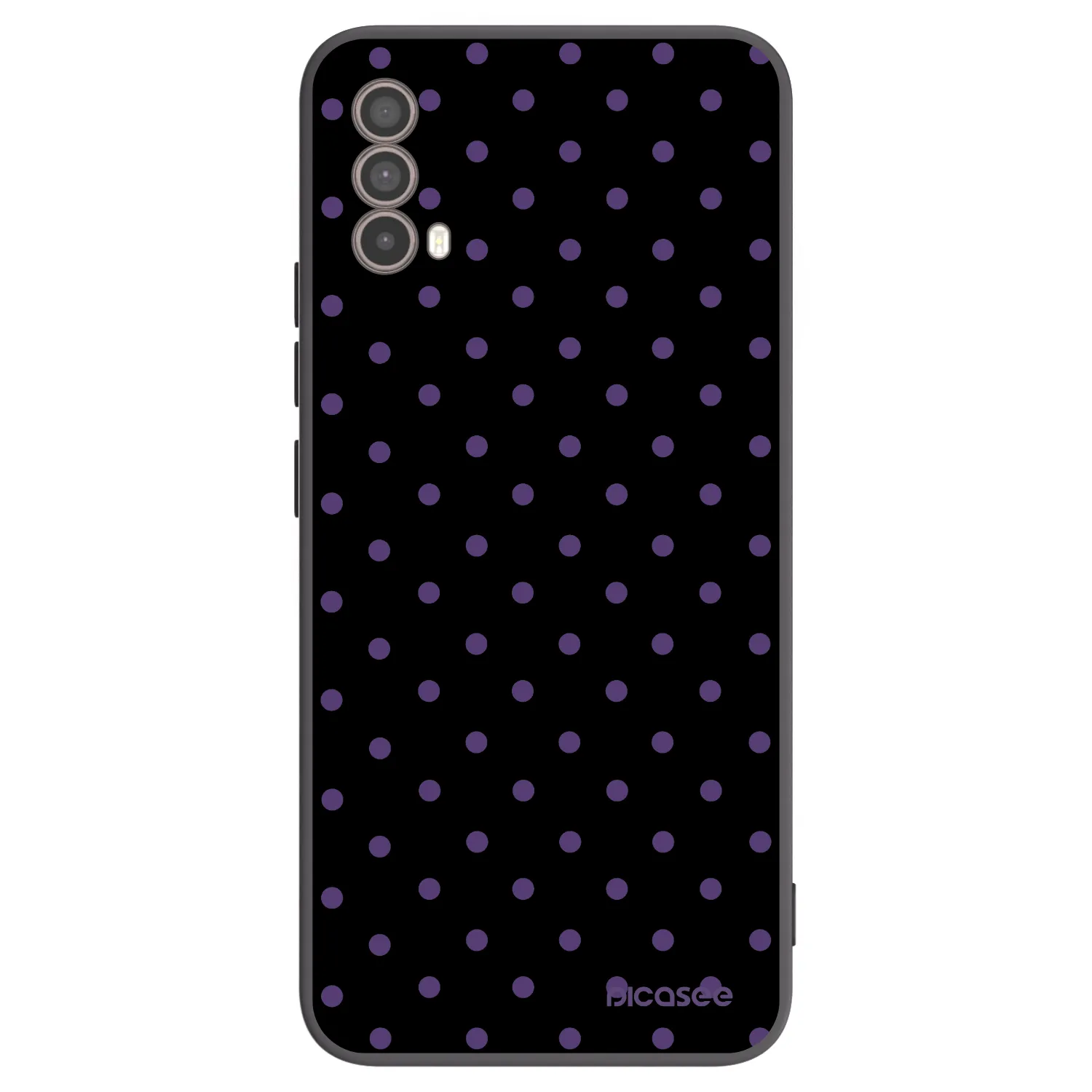 Picasee silikónový čierny obal pre Motorola Moto E40 - Flickers
