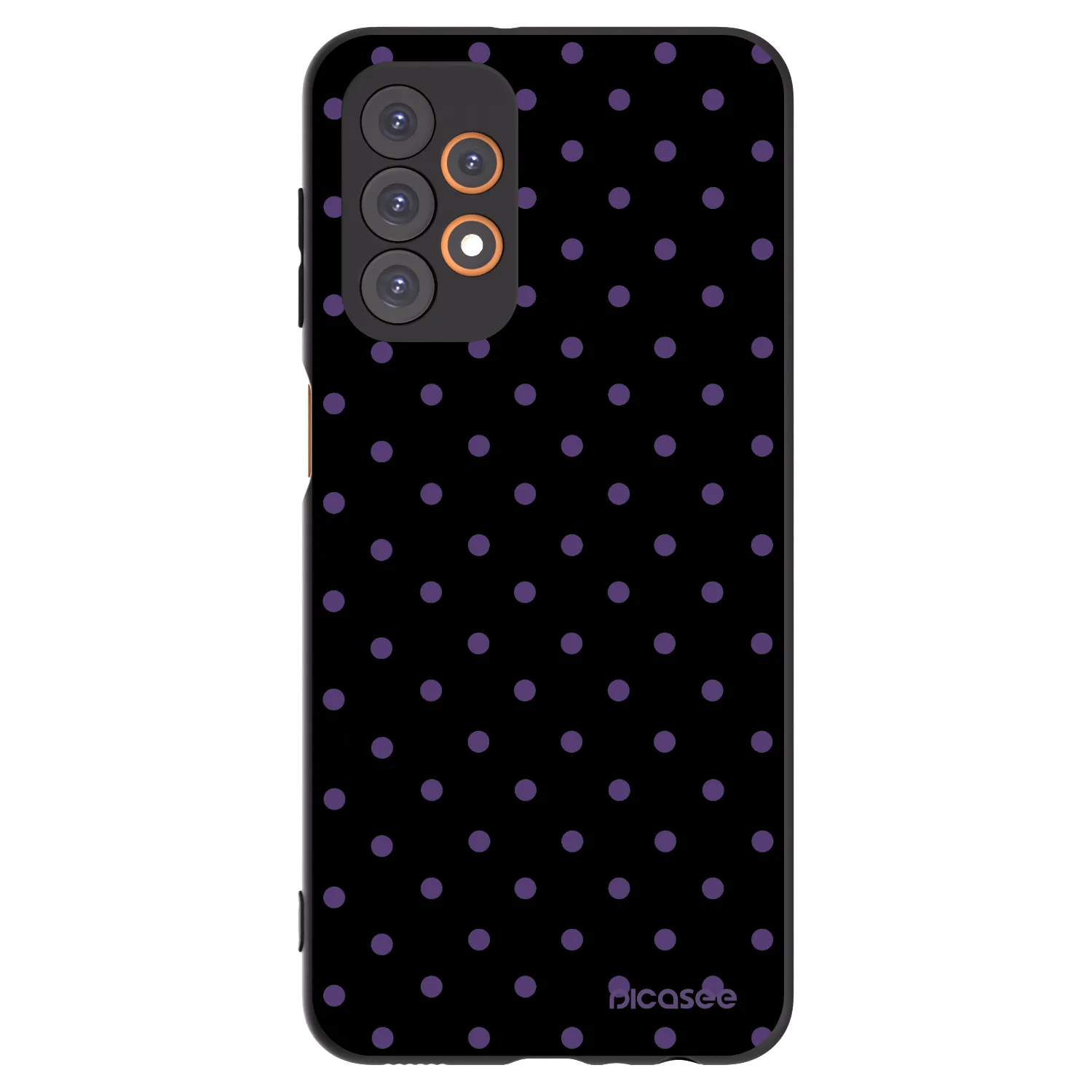 Picasee silikónový čierny obal pre Samsung Galaxy A23 A235F 4G - Flickers