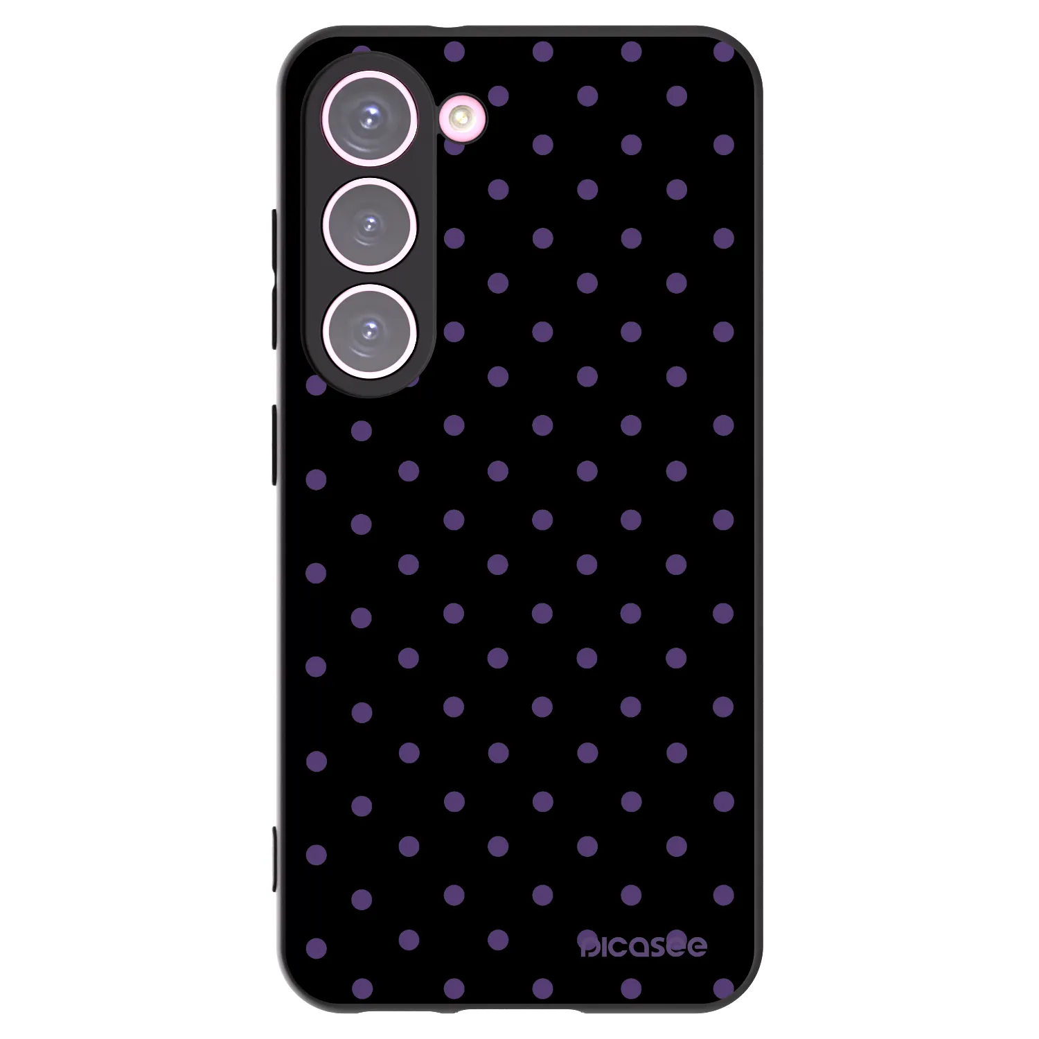 Picasee silikónový čierny obal pre Samsung Galaxy S23 5G - Flickers