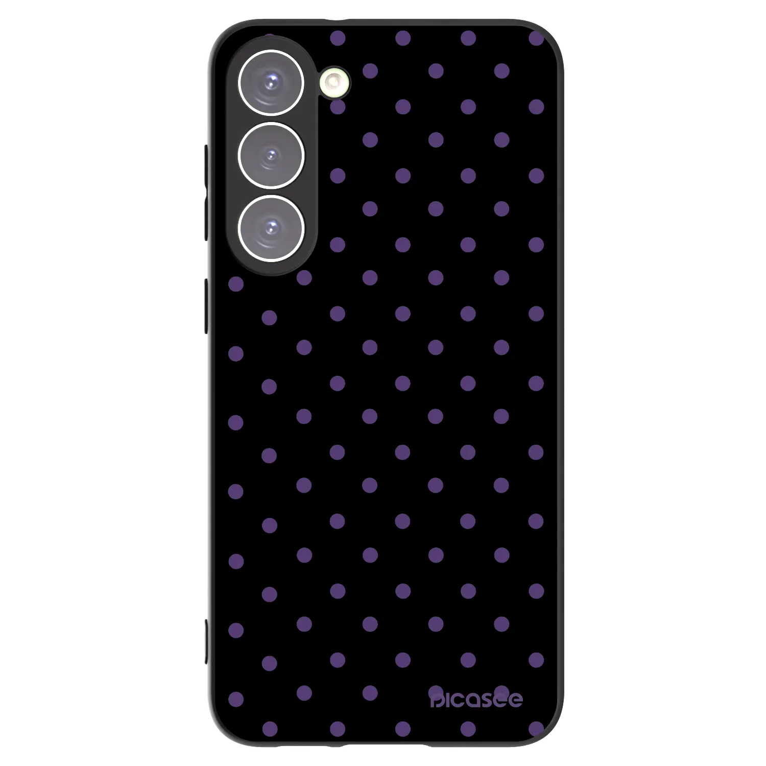 Picasee silikónový čierny obal pre Samsung Galaxy S23+ 5G - Flickers