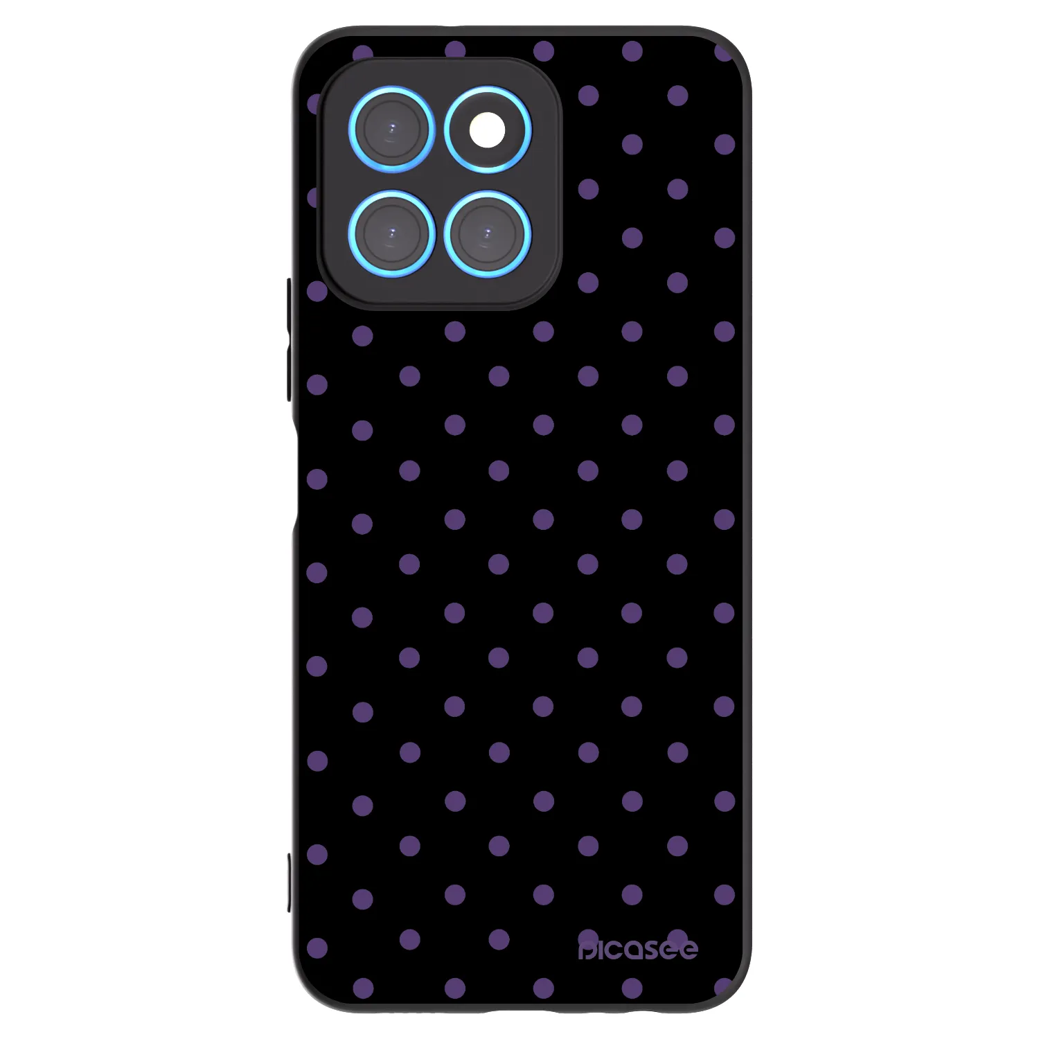 Picasee silikónový čierny obal pre Honor X6 - Flickers