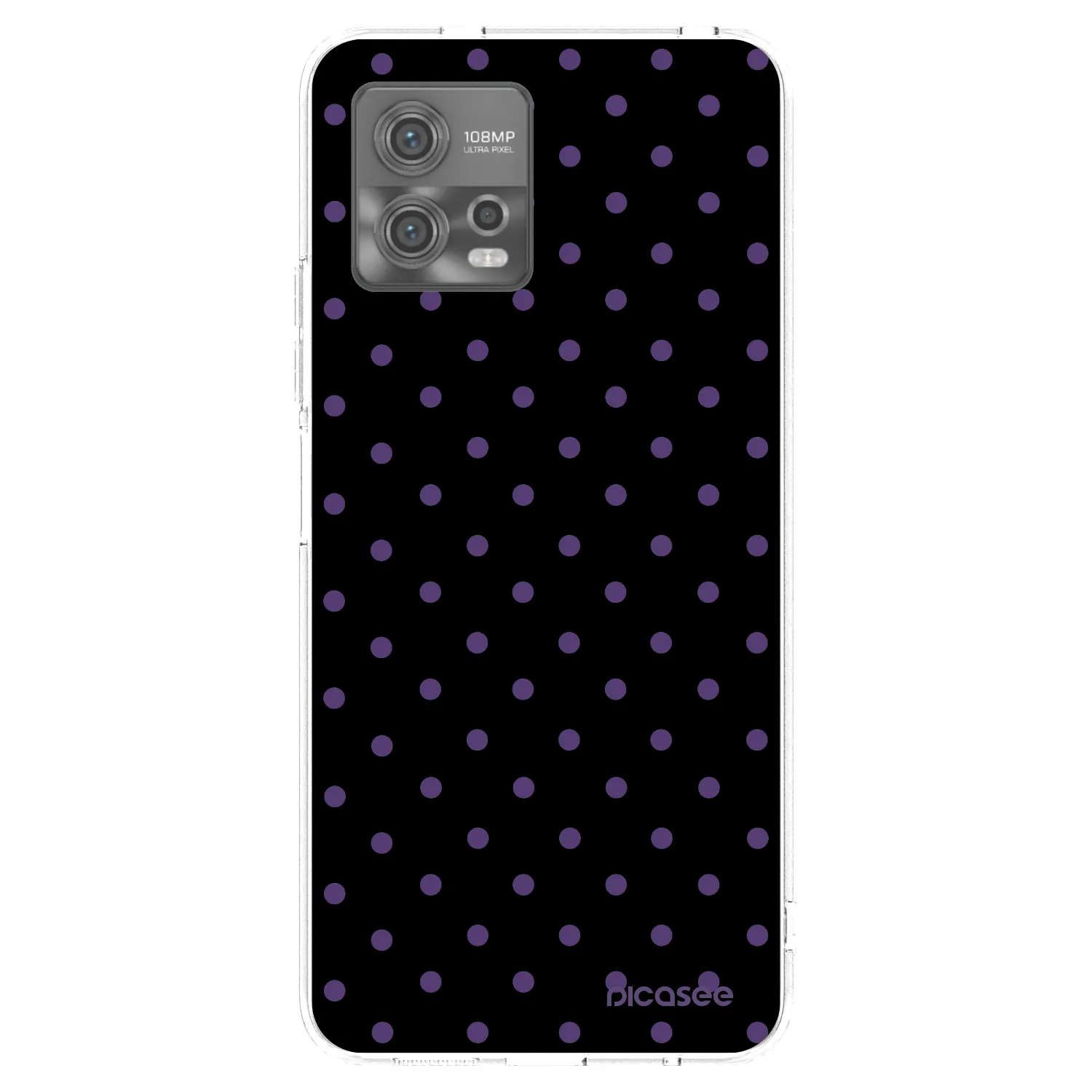 Picasee silikónový prehľadný obal pre Motorola Moto G72 - Flickers