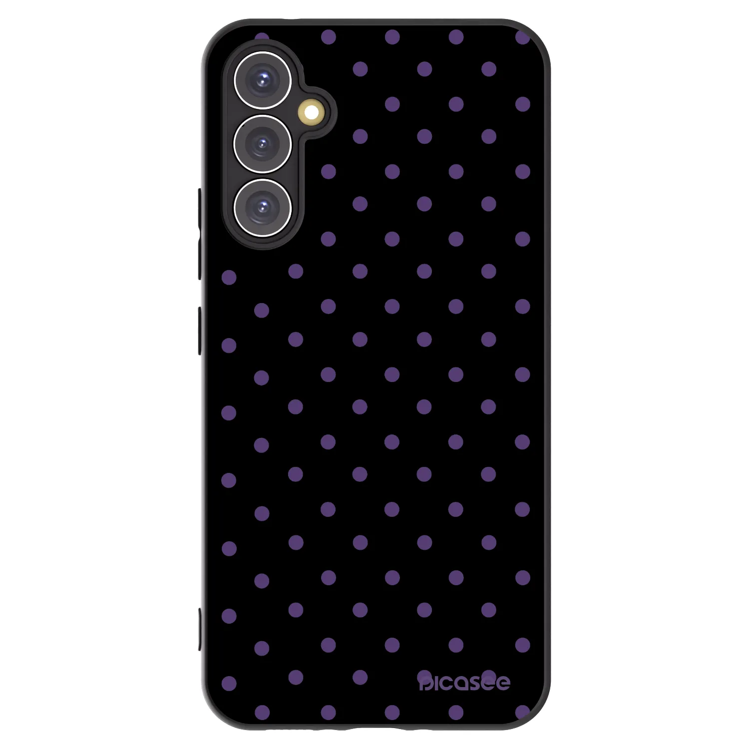 Picasee silikónový čierny obal pre Samsung Galaxy A34 5G A346B - Flickers