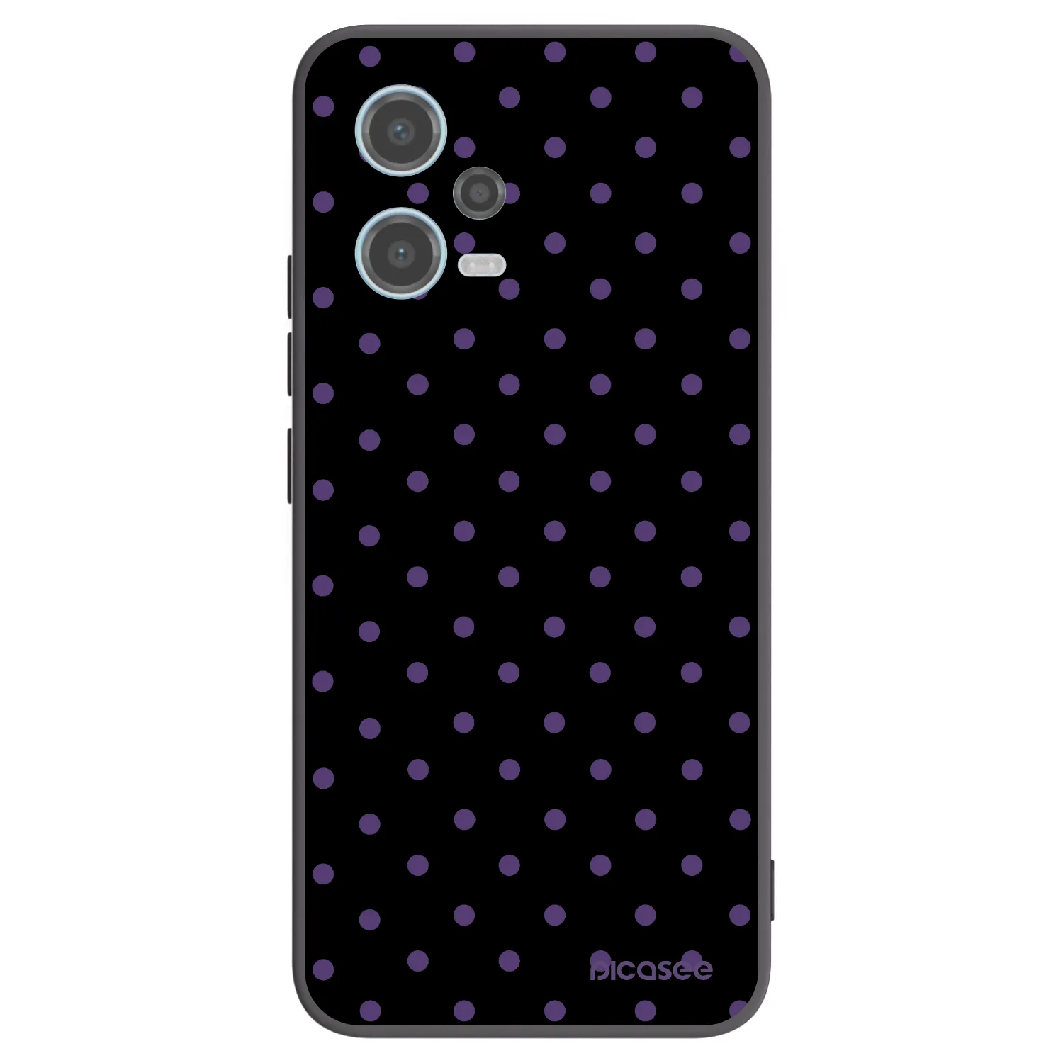 Picasee silikónový čierny obal pre Xiaomi Redmi Note 12 5G - Flickers