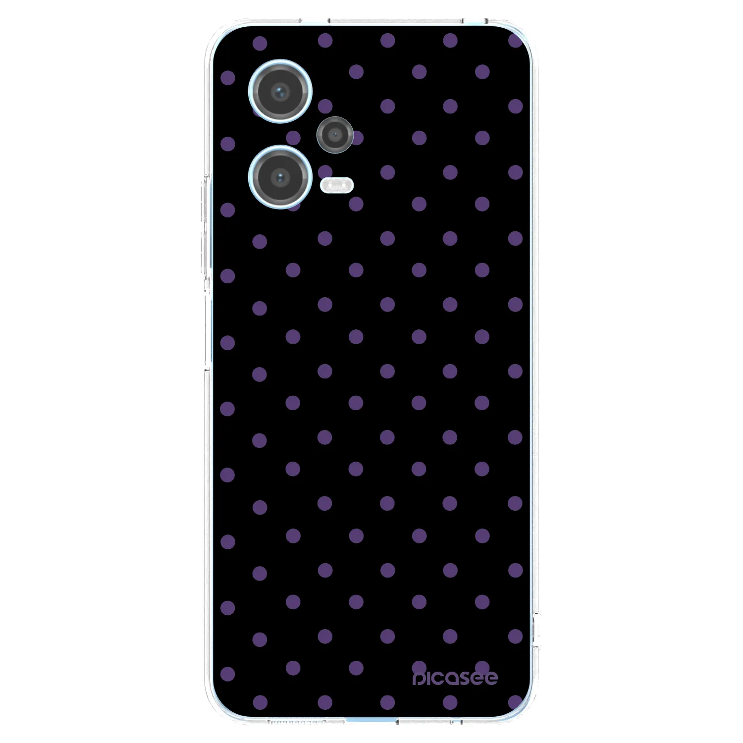 Picasee silikónový prehľadný obal pre Xiaomi Redmi Note 12 5G - Flickers