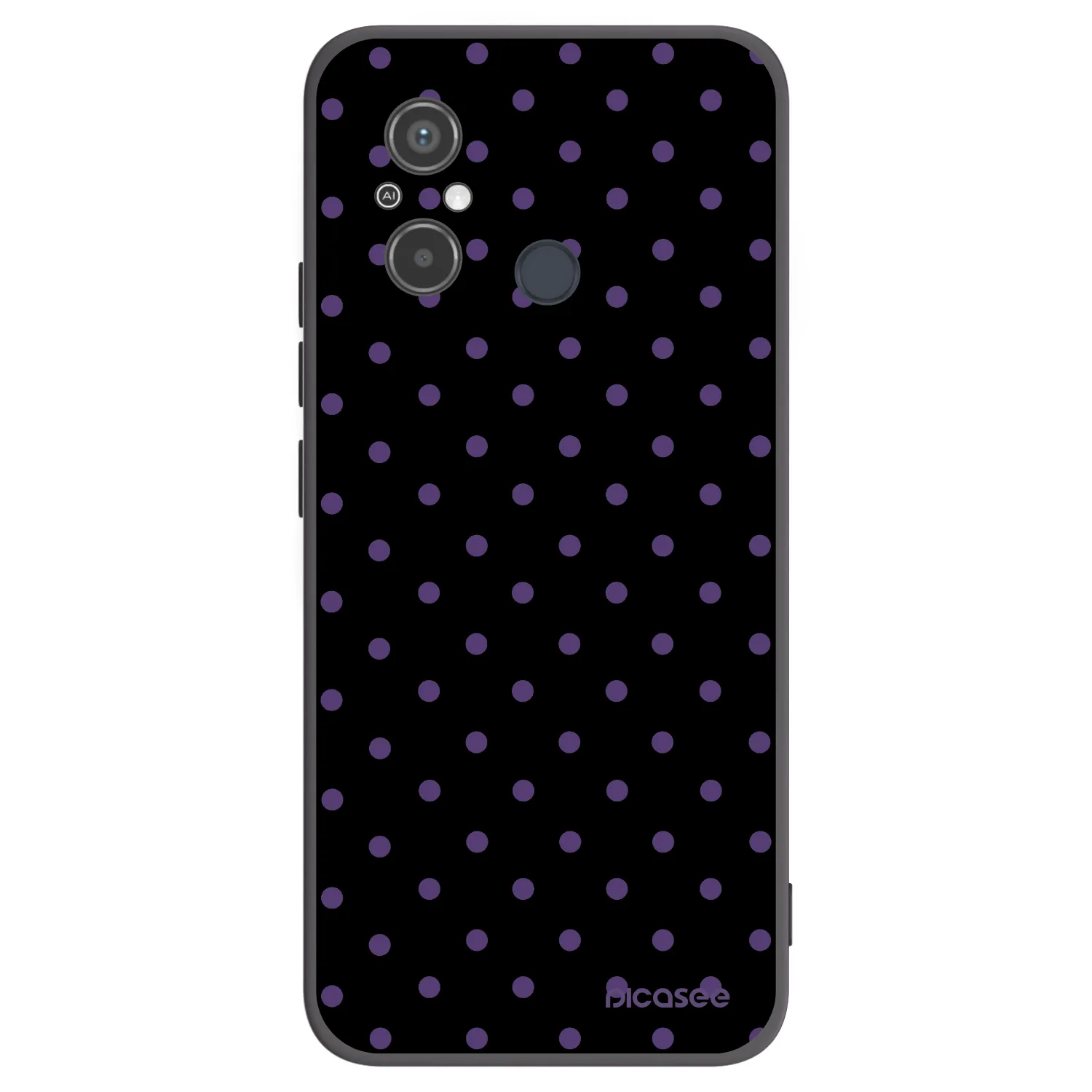 Picasee silikónový čierny obal pre Xiaomi Redmi 12C - Flickers