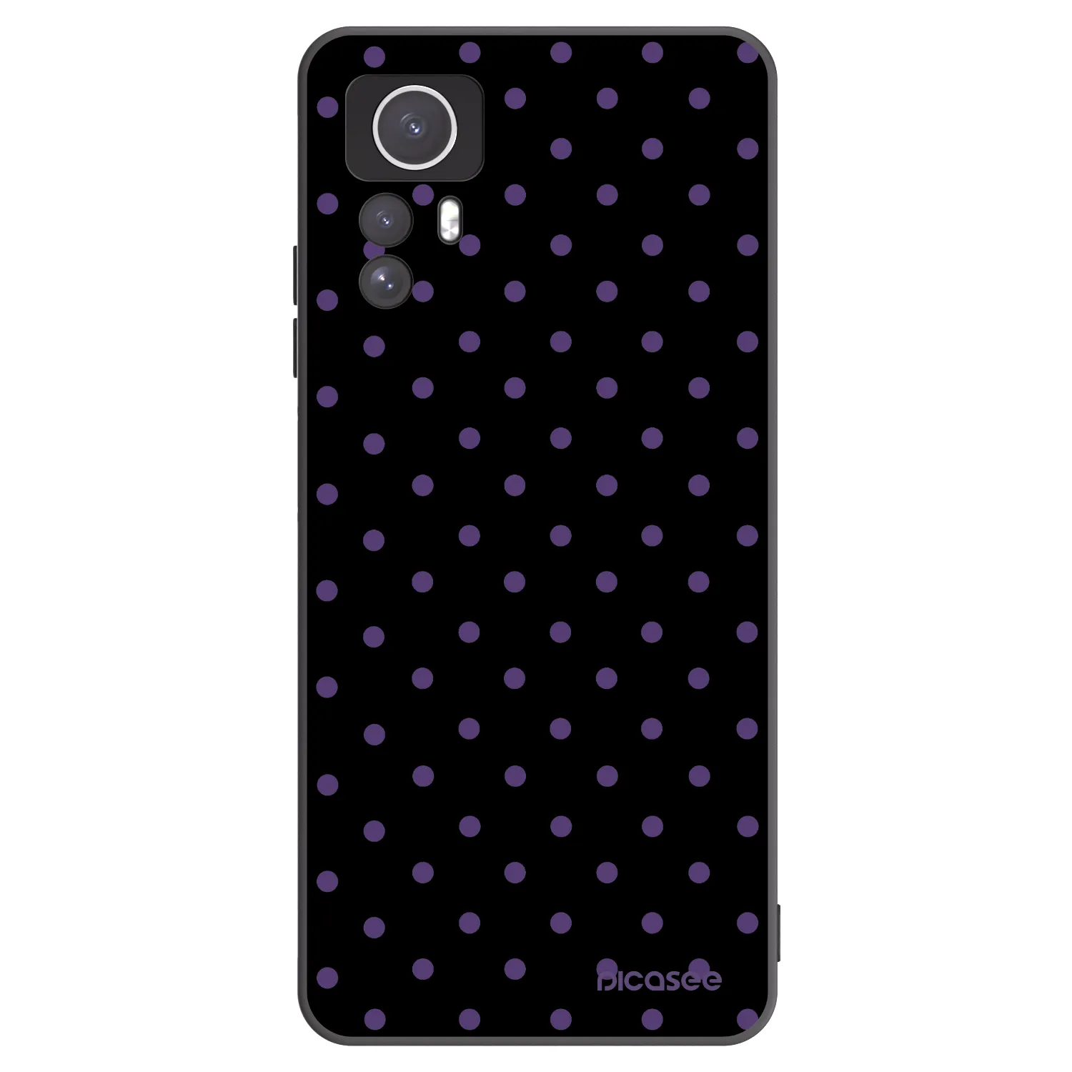 Picasee silikónový čierny obal pre Xiaomi Redmi Note 12S - Flickers