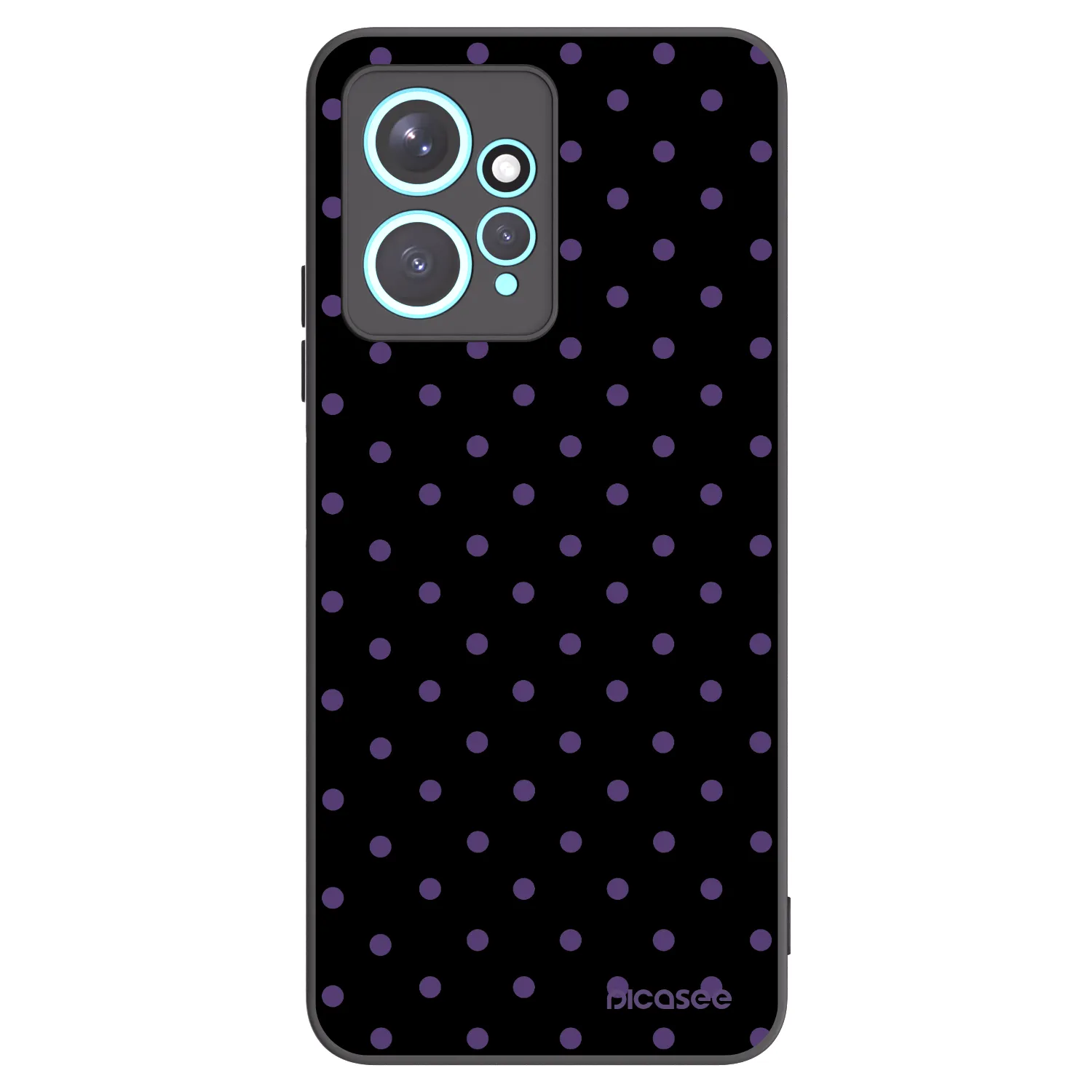 Picasee silikónový čierny obal pre Xiaomi Redmi Note 12 4G - Flickers