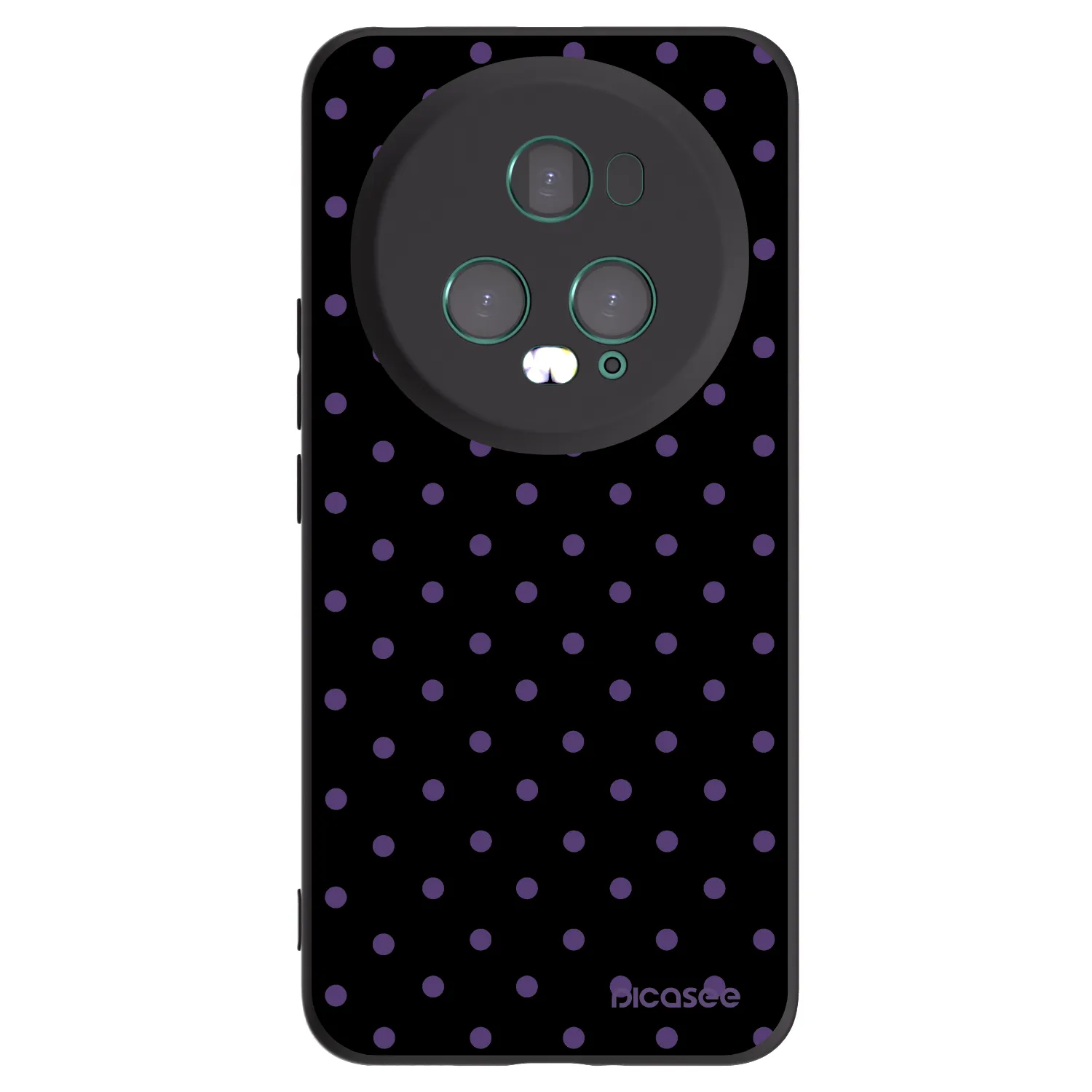 Picasee silikónový čierny obal pre Honor Magic5 Pro - Flickers
