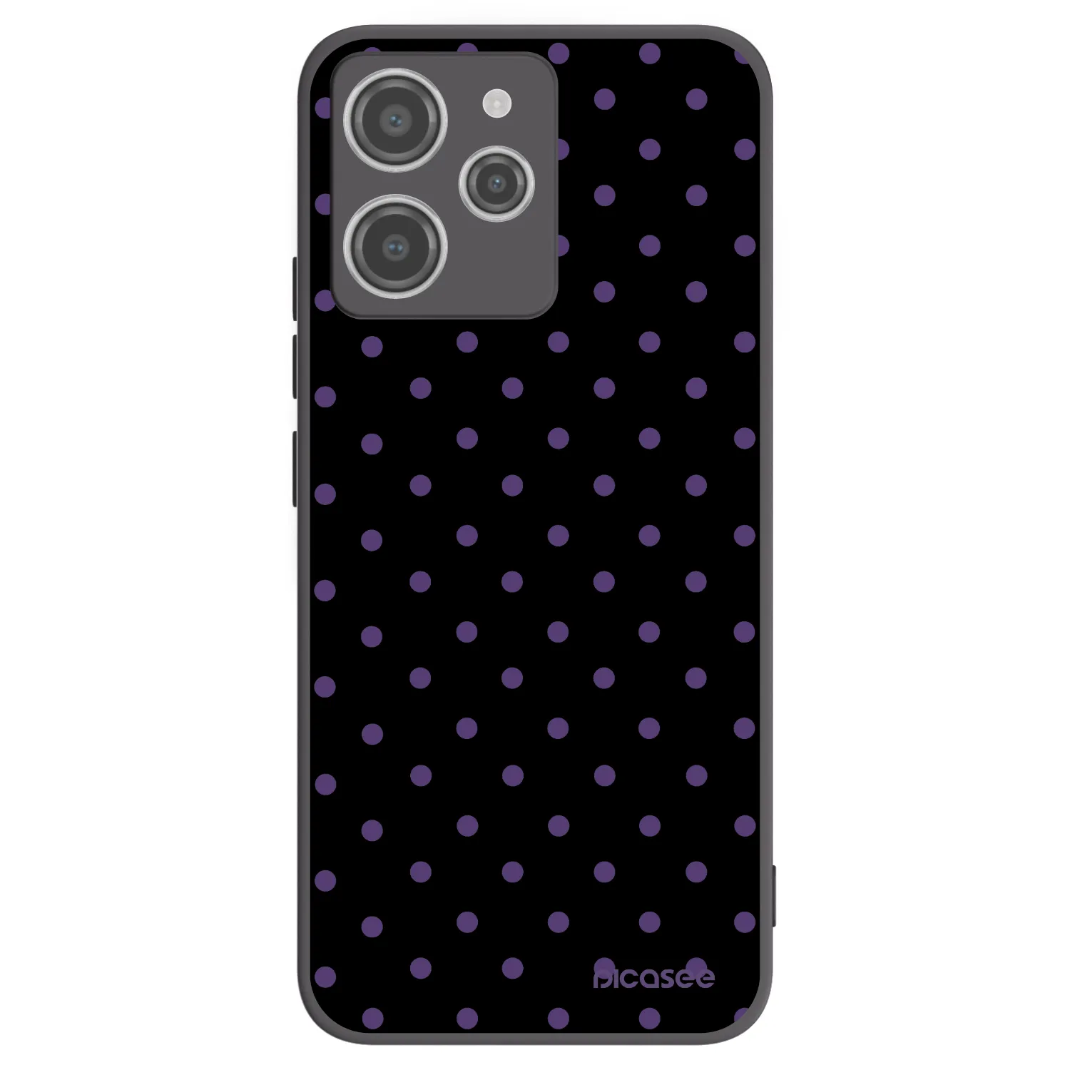 Picasee silikónový čierny obal pre Xiaomi Redmi 12 4G - Flickers