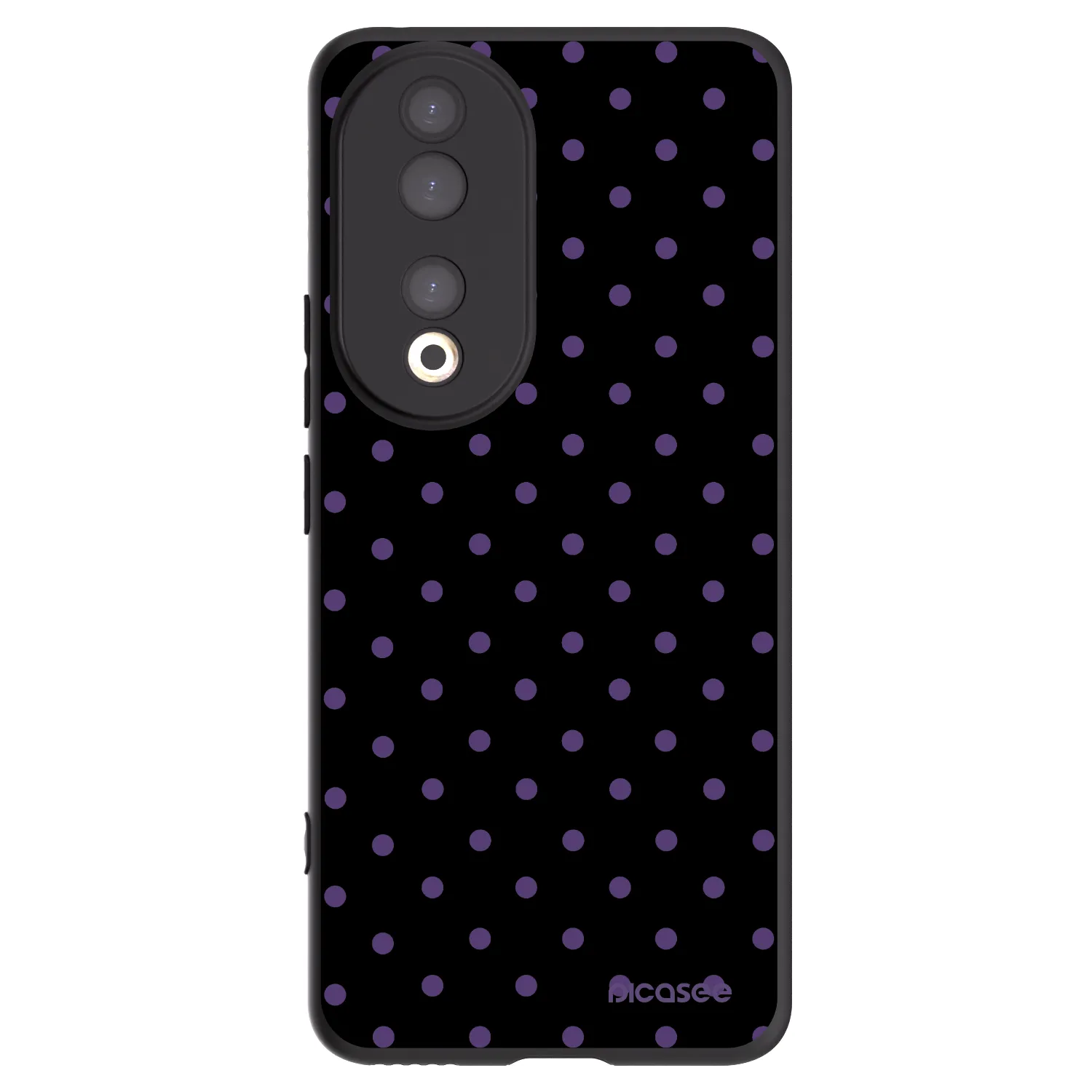 Picasee silikónový čierny obal pre Honor 90 5G - Flickers