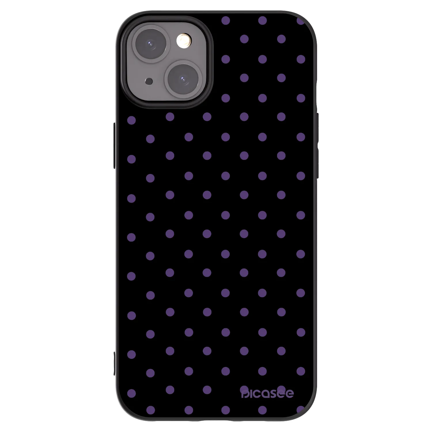 Picasee silikónový čierny obal pre Apple iPhone 15 Plus - Flickers