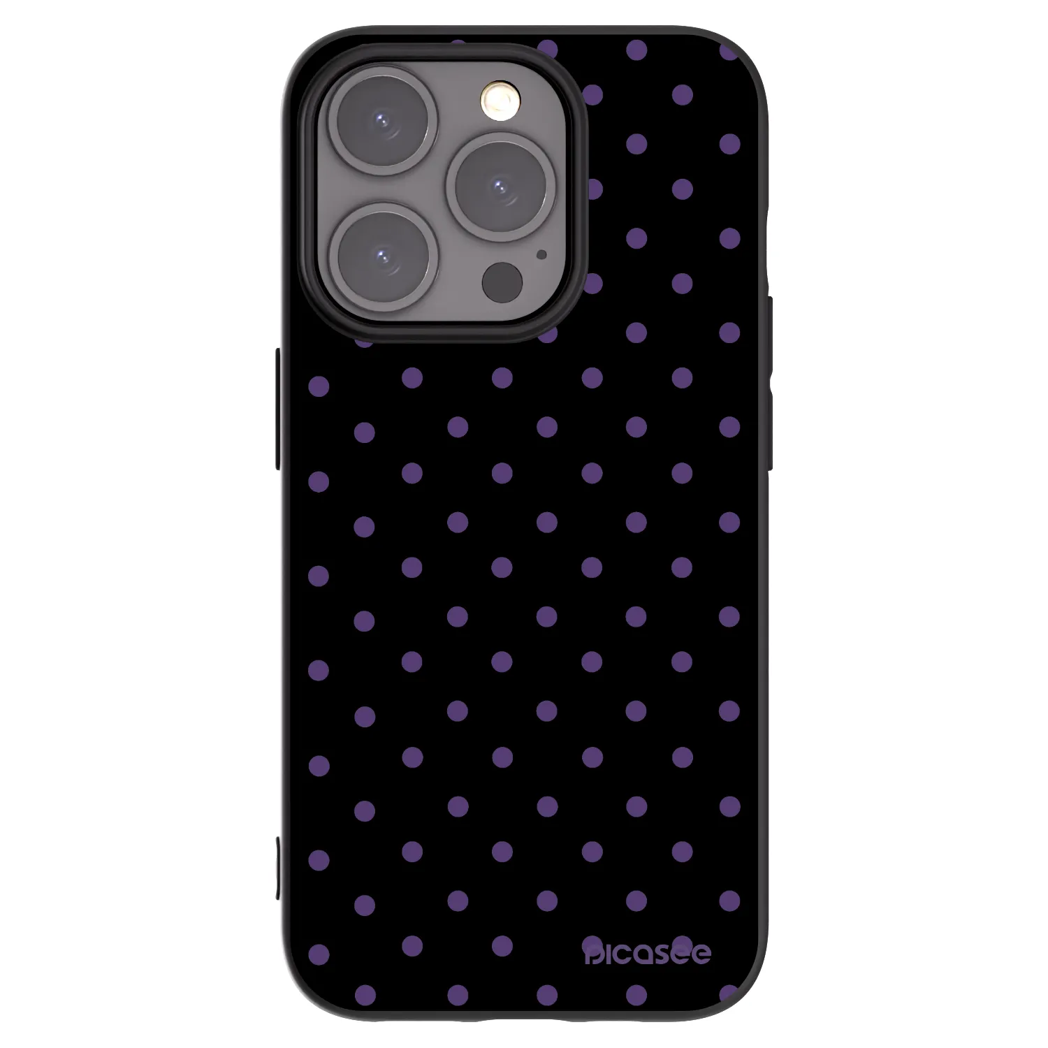 Picasee silikónový čierny obal pre Apple iPhone 15 Pro - Flickers