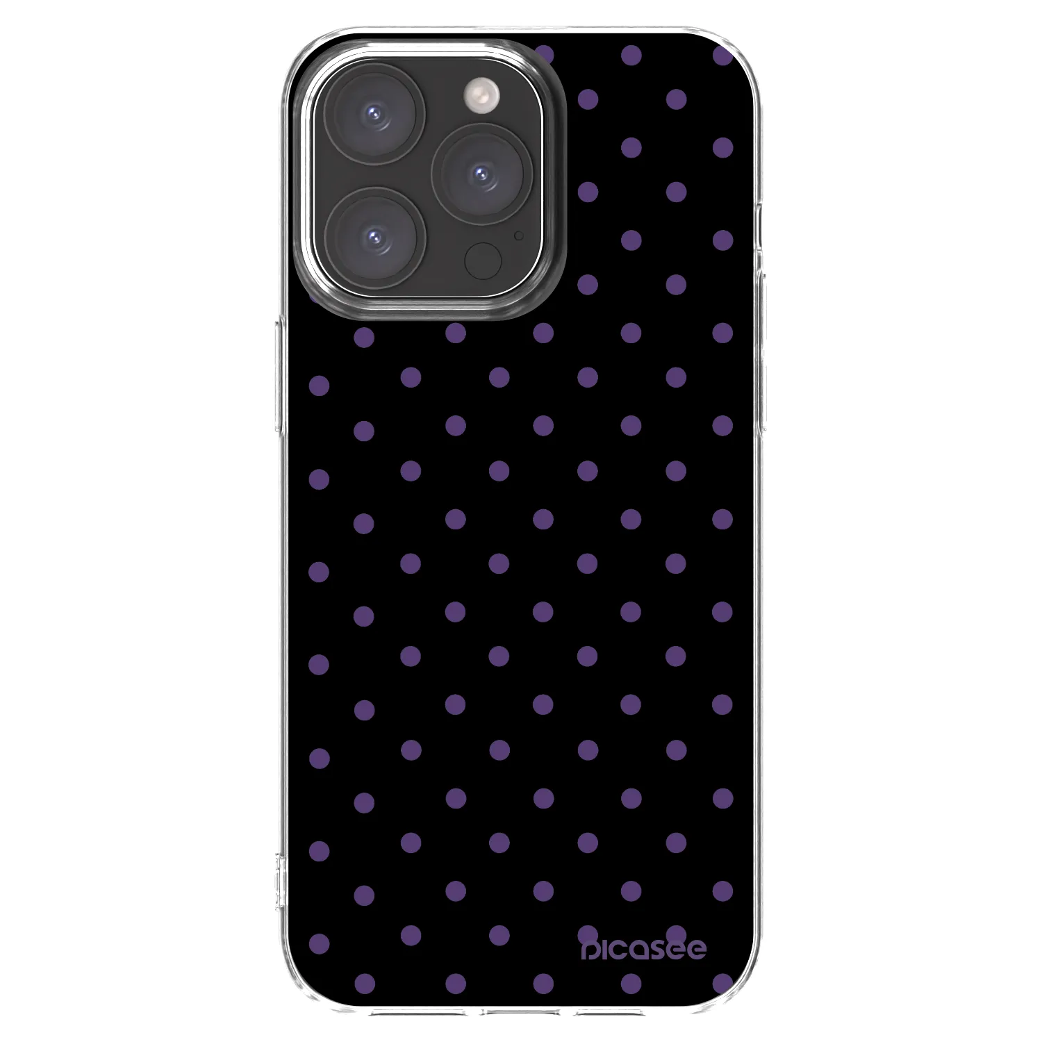 Picasee silikónový prehľadný obal pre Apple iPhone 15 Pro Max - Flickers
