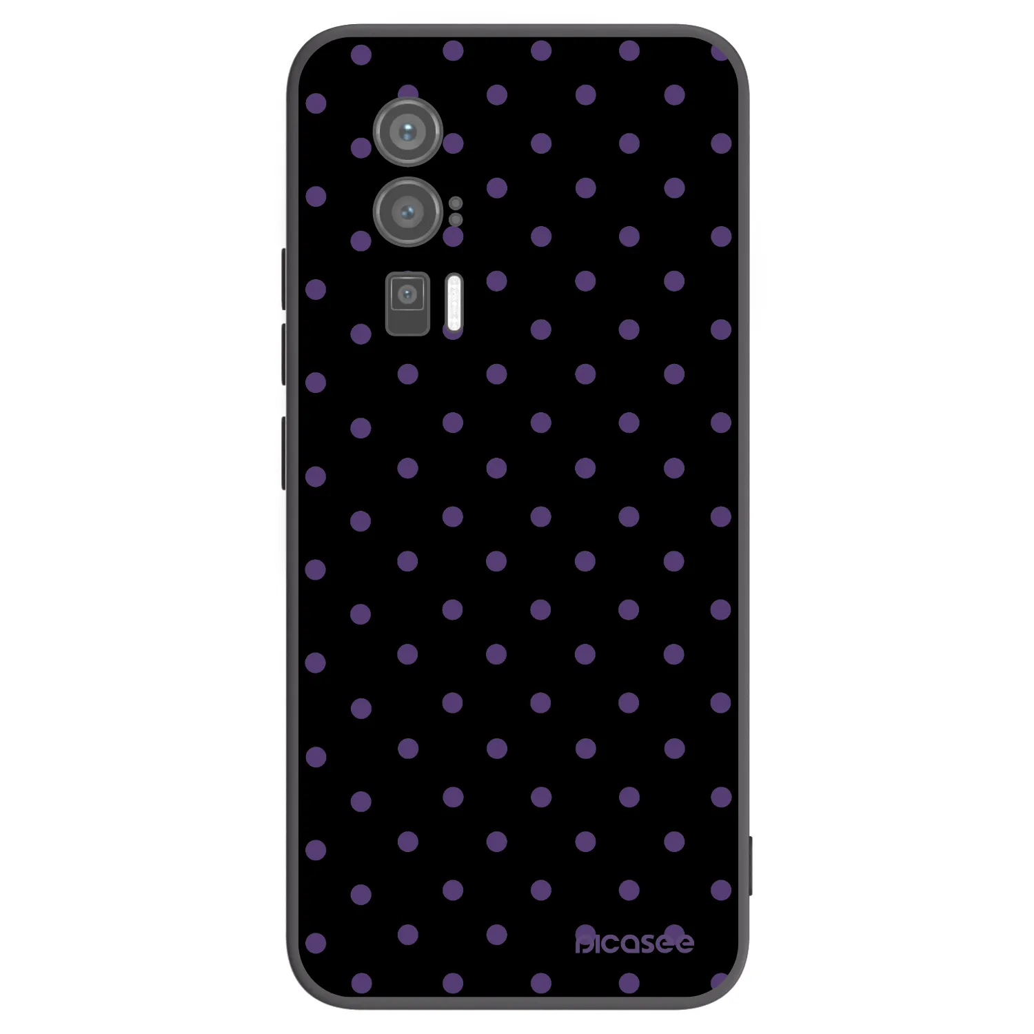 Picasee silikónový čierny obal pre Xiaomi Poco F5 Pro 5G - Flickers