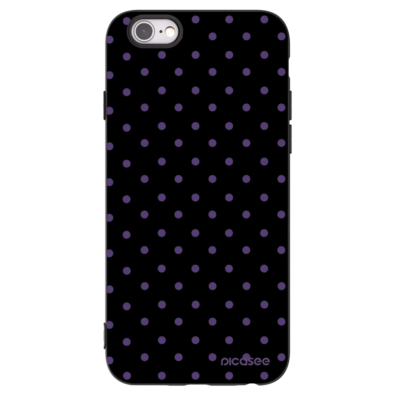 Picasee silikónový čierny obal pre Apple iPhone 6/6S - Flickers